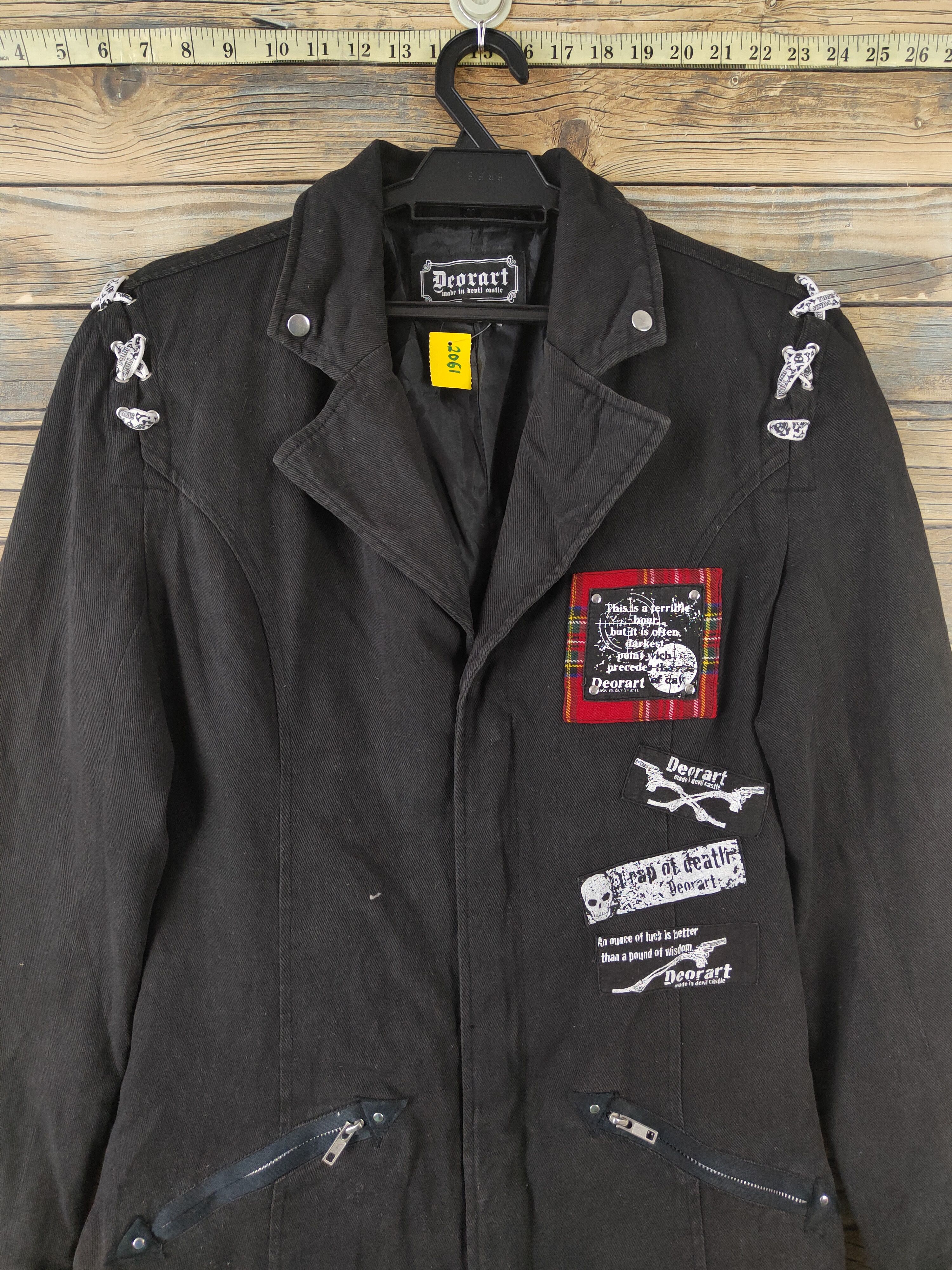 Japanese Brand × Seditionaries DL Deorart made in devil castle punk Black Jackets #2061 Size M / US 6-8 / IT 42-44 - 2 Thumbnail