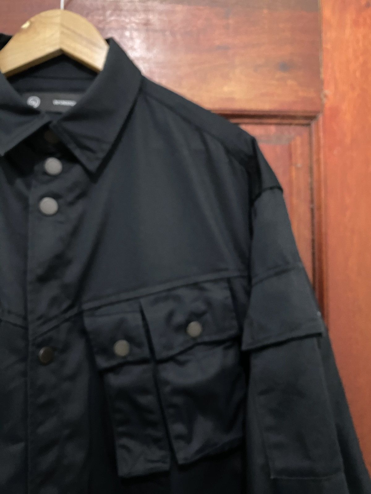 Jun Takahashi × Undercover 🔥 Gu X Undercover Field Military Black Utility Jacket Size US L / EU 52-54 / 3 - 4 Thumbnail