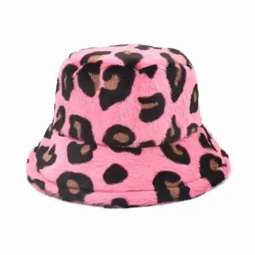 High Sport Leopard Print Winter Bucket Fashion Panama Hat Size ONE SIZE - 1 Thumbnail