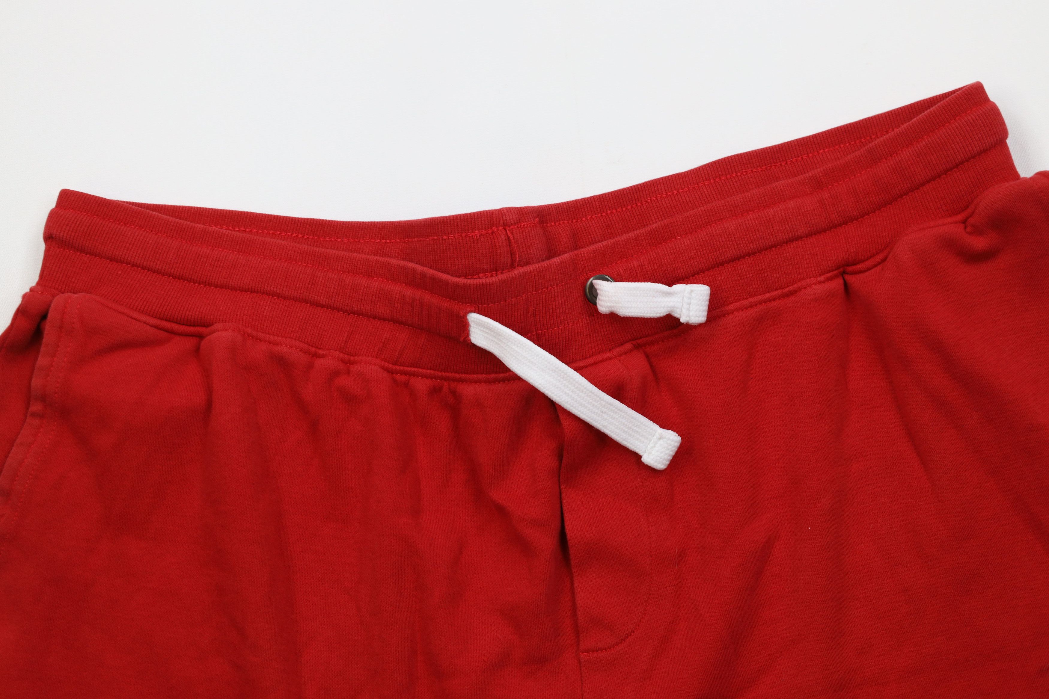 Polo Ralph Lauren Vintage Y2K Ralph Lauren Faded Knit Above Knee Shorts Red Size US 38 / EU 54 - 2 Thumbnail