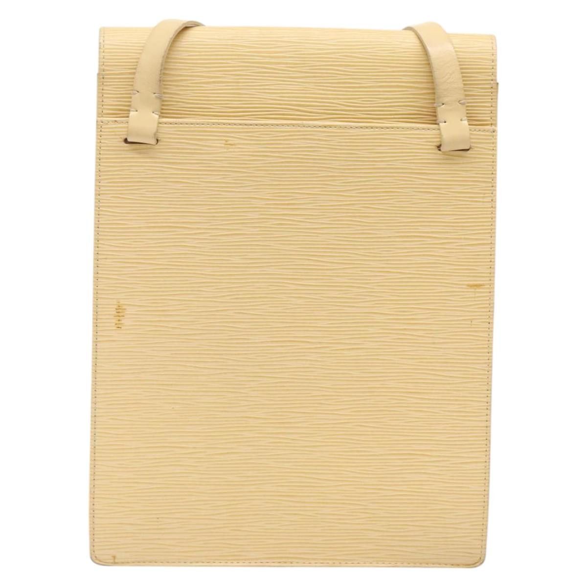 Louis Vuitton LOUIS VUITTON Epi Ramatuelle Shoulder Bag Cream Vanilla Size ONE SIZE - 3 Thumbnail