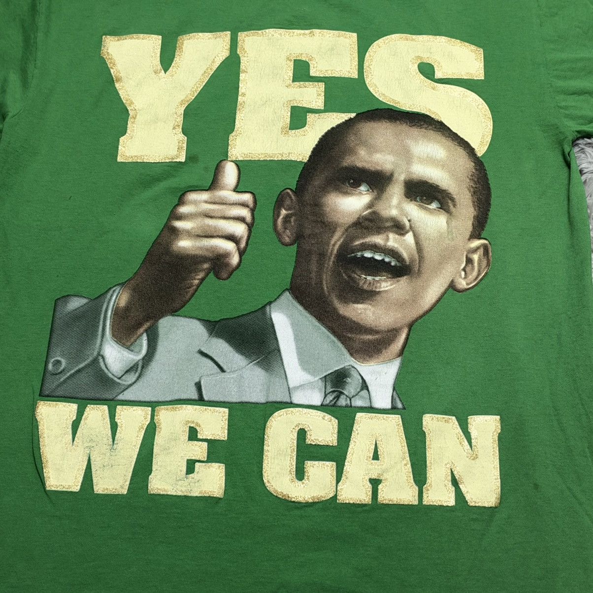 Vintage Barack Obama Yes We Can Shirt | Grailed