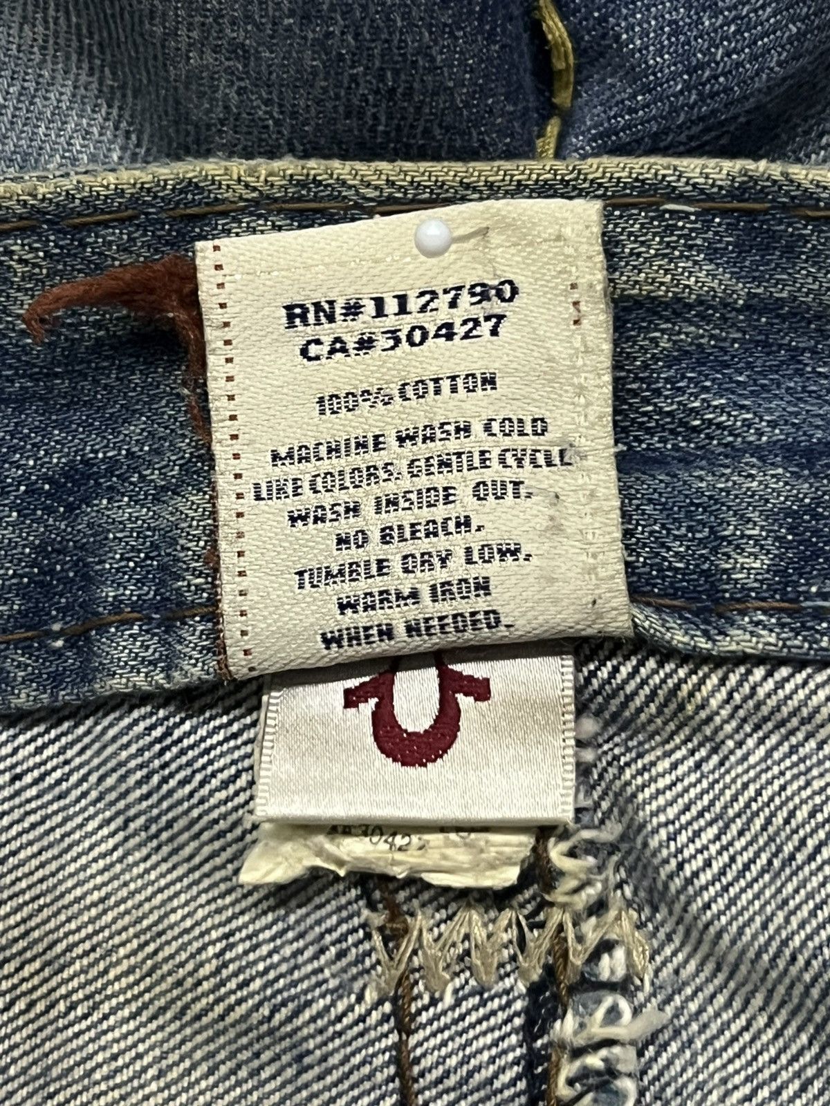 True Religion Vintage 00s True Religion Billy SUPER T Made In USA - W38 Size US 38 / EU 54 - 15 Thumbnail