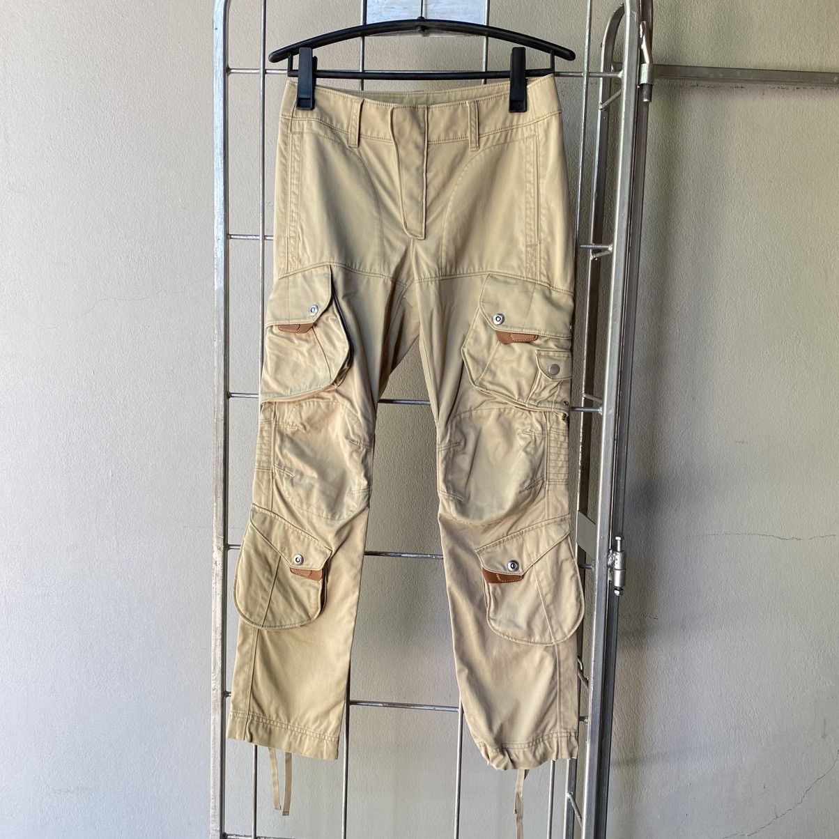 Ralph Lauren RALPH LAUREN Beige Multi-Pocket Utility Pants Size 29" - 1 Thumbnail