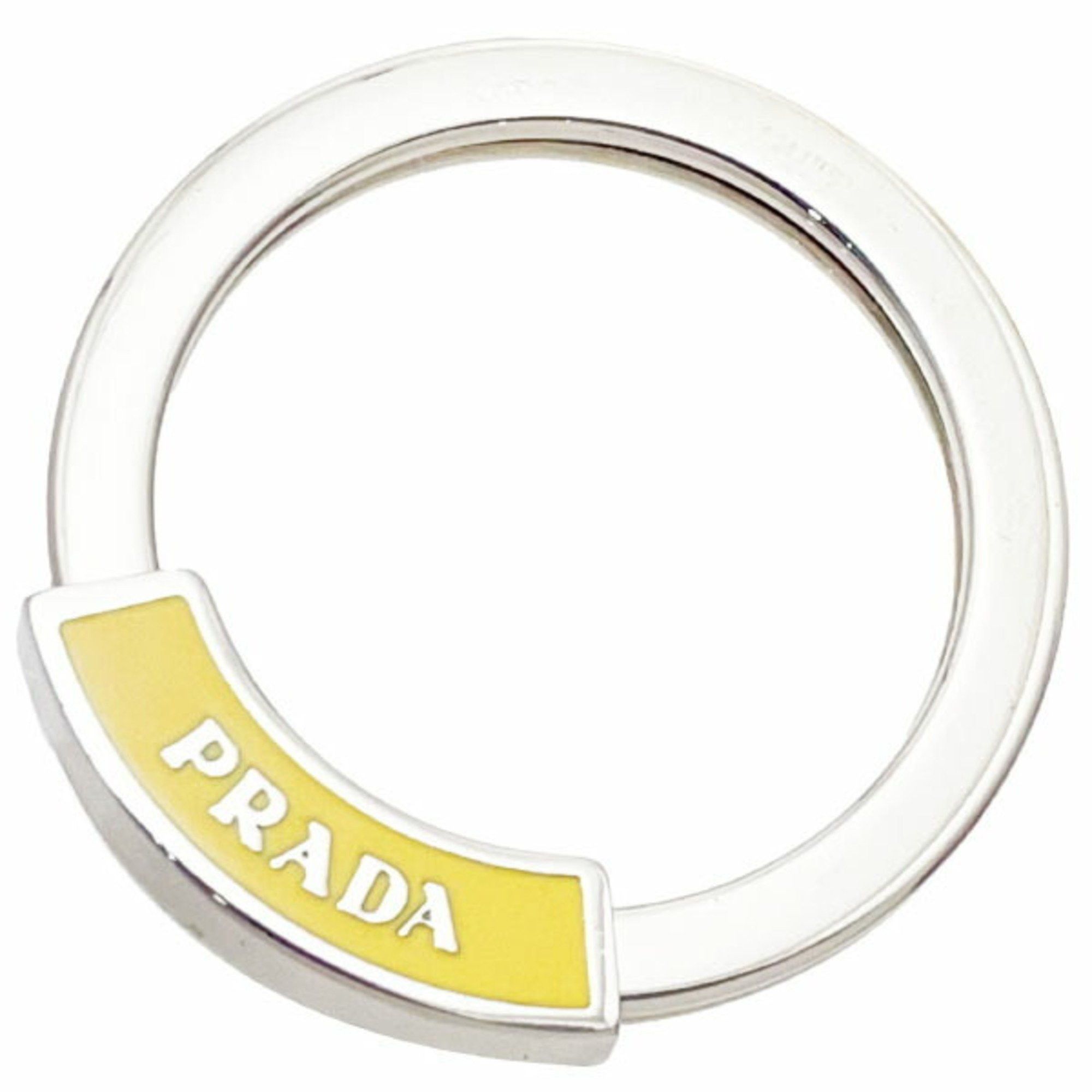 Prada Prada Keychain Key Ring 1AP023 PRADA Hook Charm Bag NICHEL SMALTO MAIS SS-15703 Size ONE SIZE - 1 Thumbnail