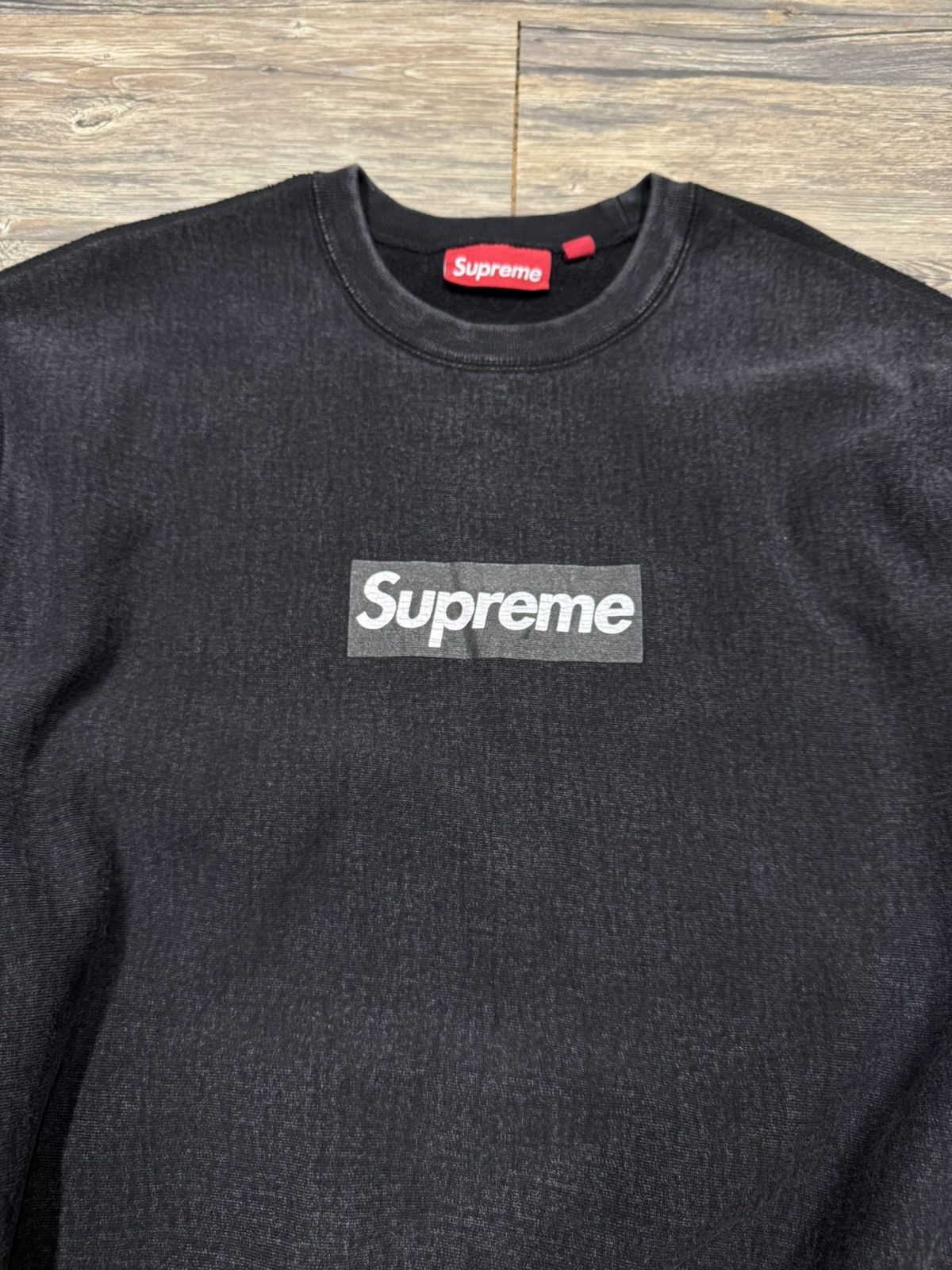Supreme Supreme SS25 Faded Box Logo Crewneck Size US S / EU 44-46 / 1 - 2 Thumbnail