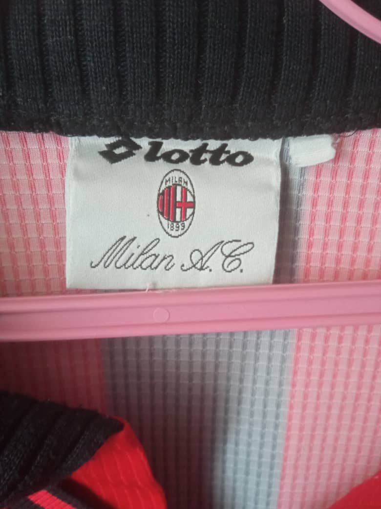 Lotto Sport 1997/1998AC Milan Lotto vintage longsleeve jersey t Size US L / EU 52-54 / 3 - 2 Thumbnail