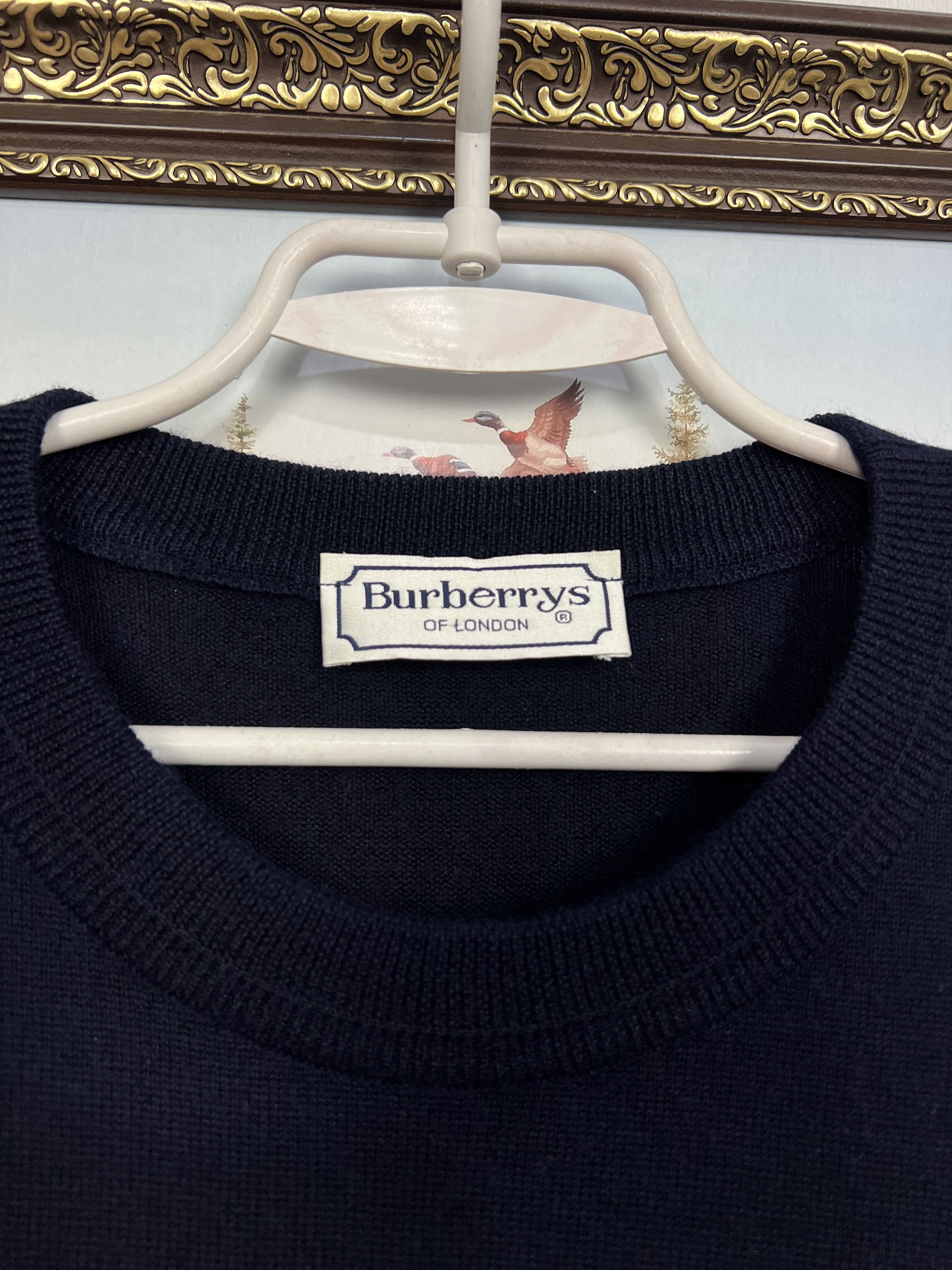 Burberry Burberrys Of London Knit Jumper Pullover Sweater Wool Size US XL / EU 56 / 4 - 6 Thumbnail