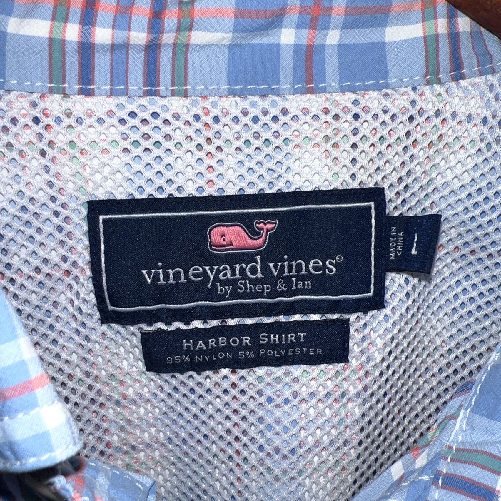 Vineyard Vines Vineyard Vines Harbor Shirt Vented Plaid Blue Long Sleeve Mens XL Button-Up Shirt Size US XL / EU 56 / 4 - 3 Thumbnail