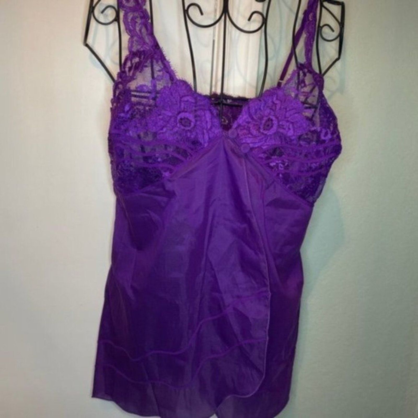 La Perla La Perla Lace trimmed silk blend camisole violet M Size M / US 6-8 / IT 42-44 - 5 Thumbnail