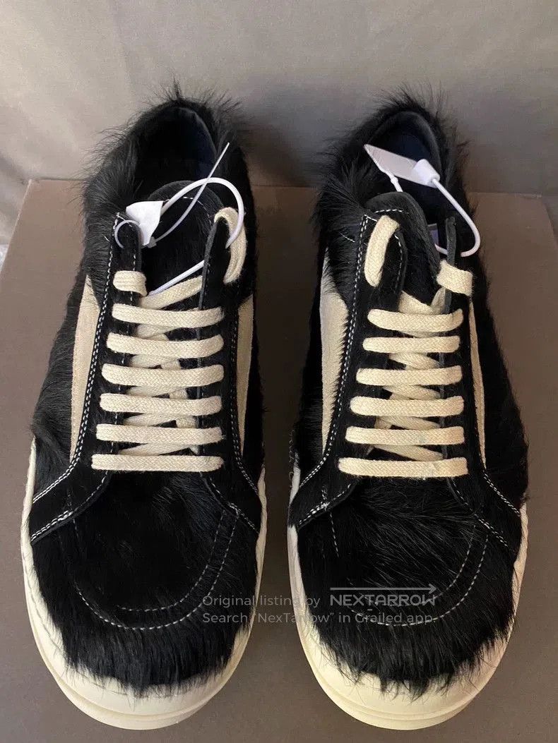 Rick Owens Rick Owens Black Hairy Summer Sneakers Size 44- Size US 10 / EU 43 - 2 Thumbnail
