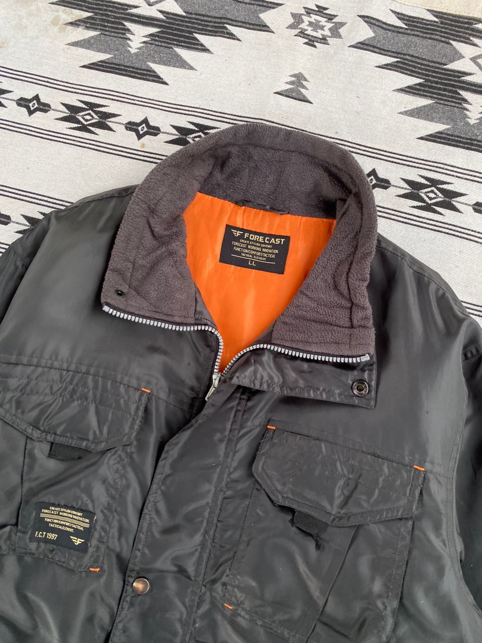 Japanese Brand Forecast Bomber Jacket Size US L / EU 52-54 / 3 - 2 Thumbnail