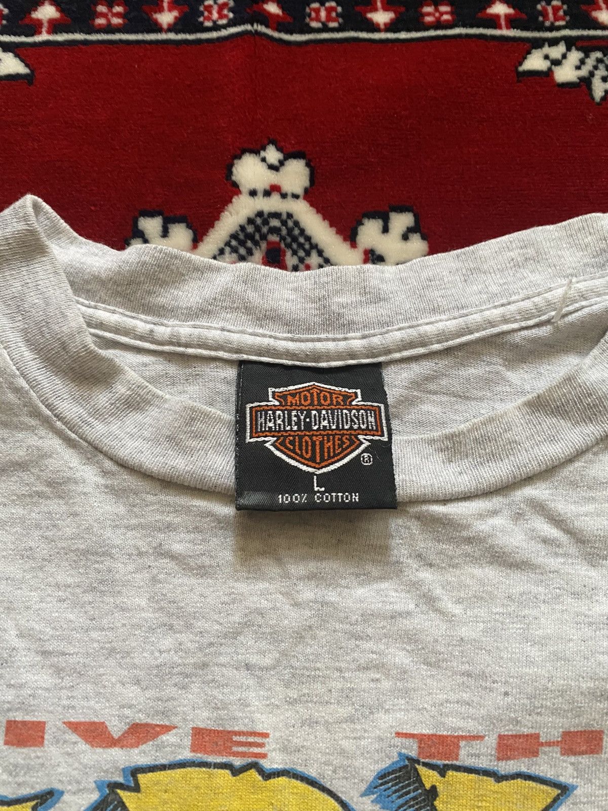 Harley Davidson 1992 Taz Mania X Harley Davidson Size US XL / EU 56 / 4 - 4 Thumbnail
