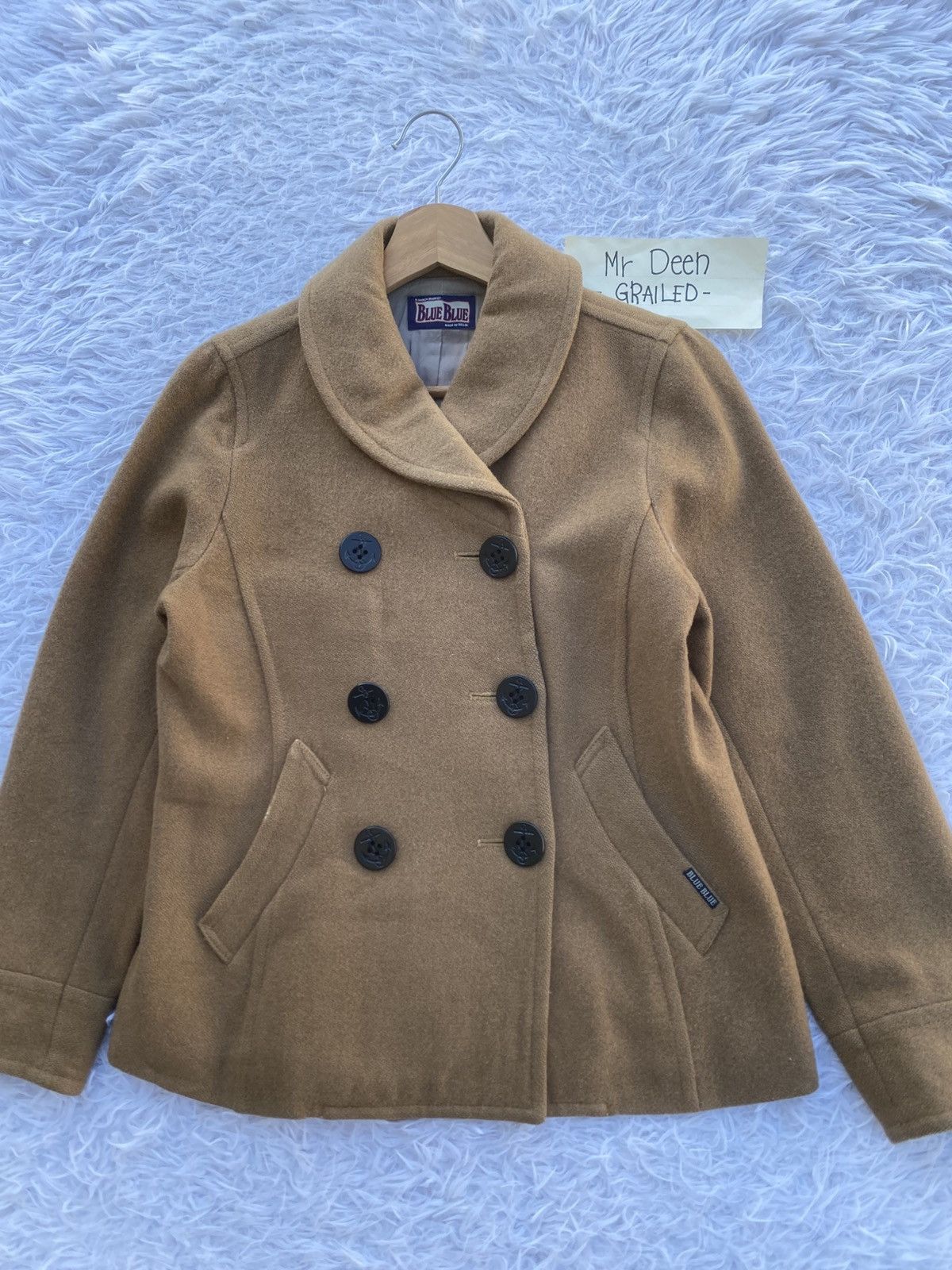 Blue Blue Japan Rare Vintage Blue Blue Wool Women Jacket Size S / US 4 / IT 40 - 7 Thumbnail