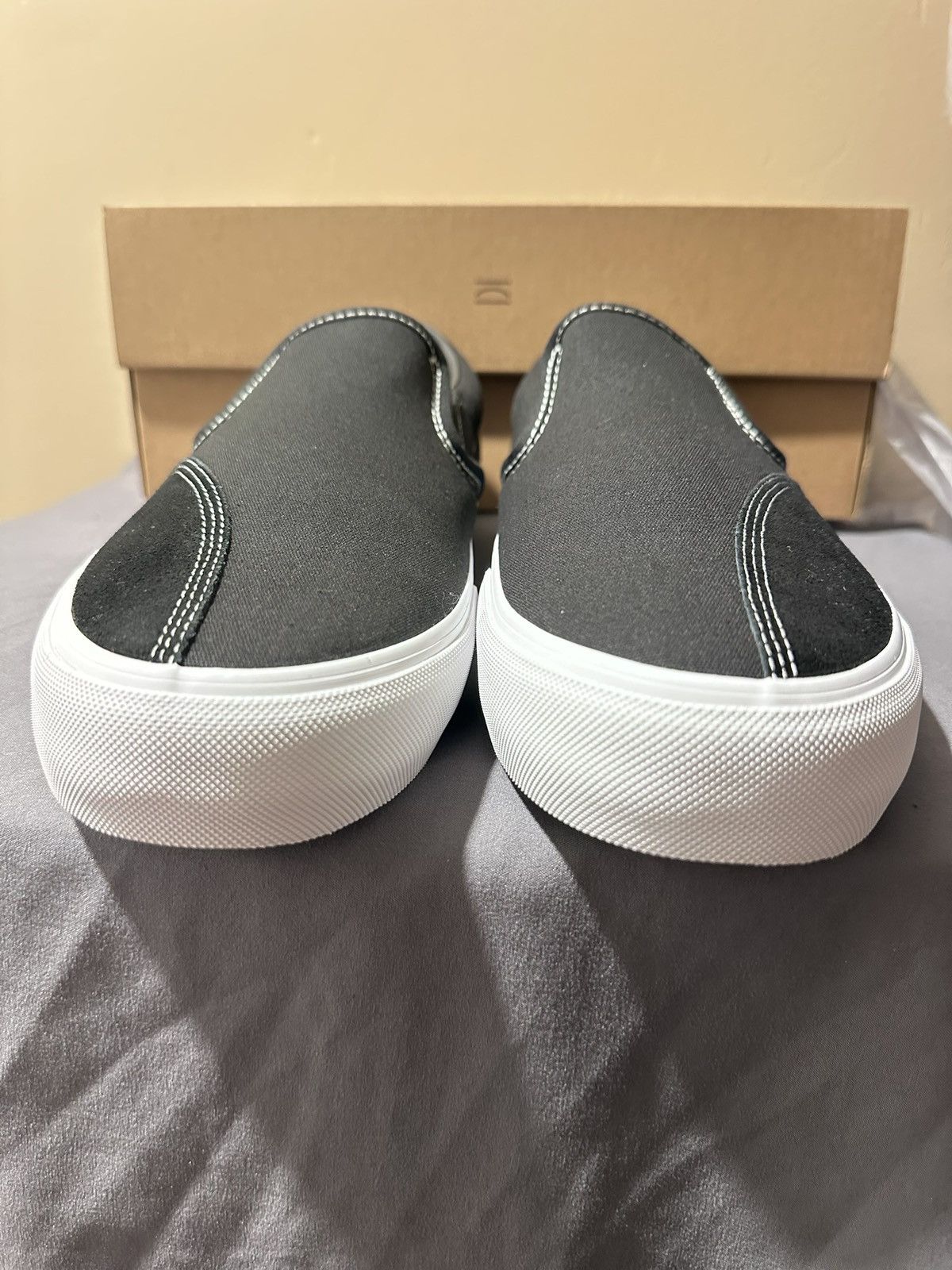 ClearWeather Clearweather DODDS Black Canvas Low Top Shoes size 9.5 M Size US 9.5 / EU 42-43 - 8 Thumbnail