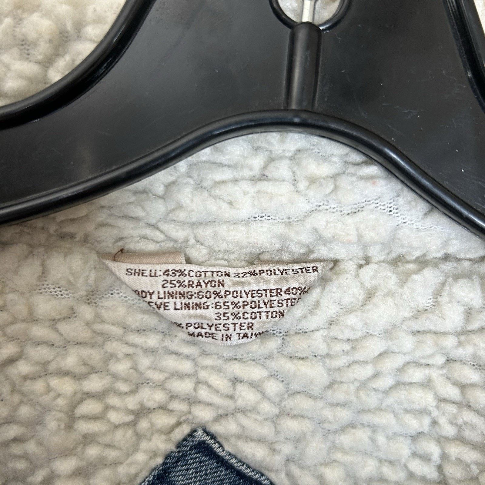Other VTG Saugatuck Drygood Denim Sherpa Trucker Jacket Sz L 42/44 Size US L / EU 52-54 / 3 - 6 Thumbnail