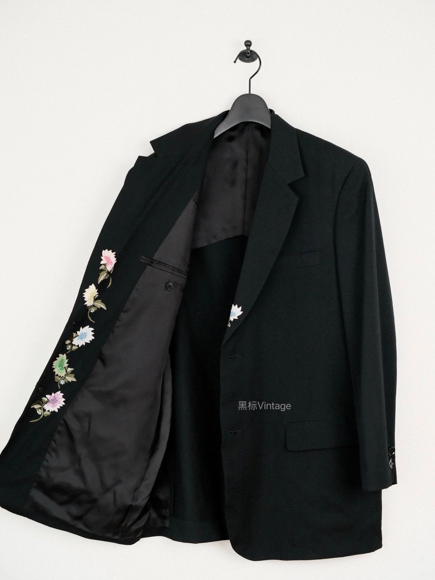 Yohji Yamamoto Yohji Yamamoto yohji 08AW Floral Hand-Embroidered Suit Size US L / EU 52-54 / 3 - 2 Thumbnail