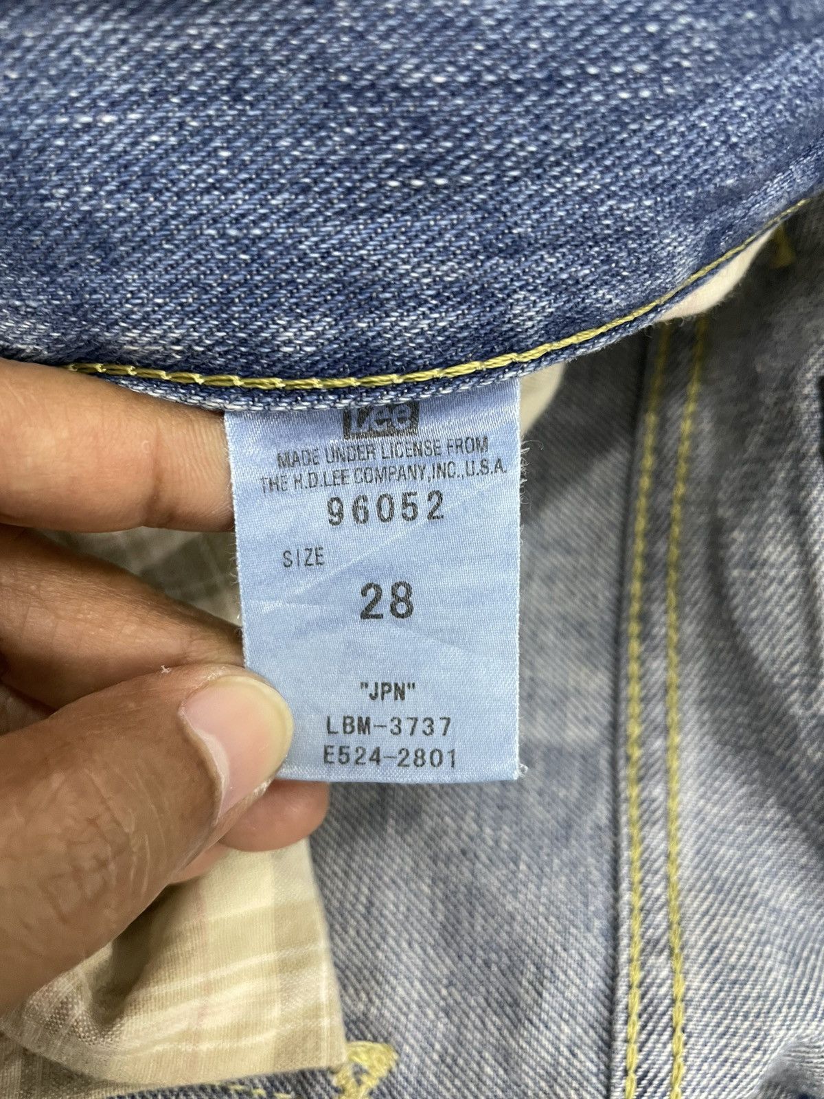 Lee Union Made Lee for Nano Universe Jeans Pant Size US 31 - 16 Thumbnail