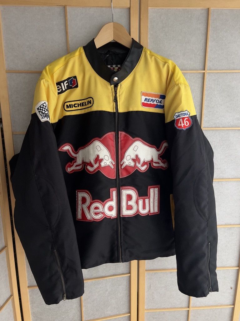 Red Bull CRAZY! Red Bull Vintage 2000s Racing bomber jacket baggy y2k Size US L / EU 52-54 / 3 - 9 Thumbnail