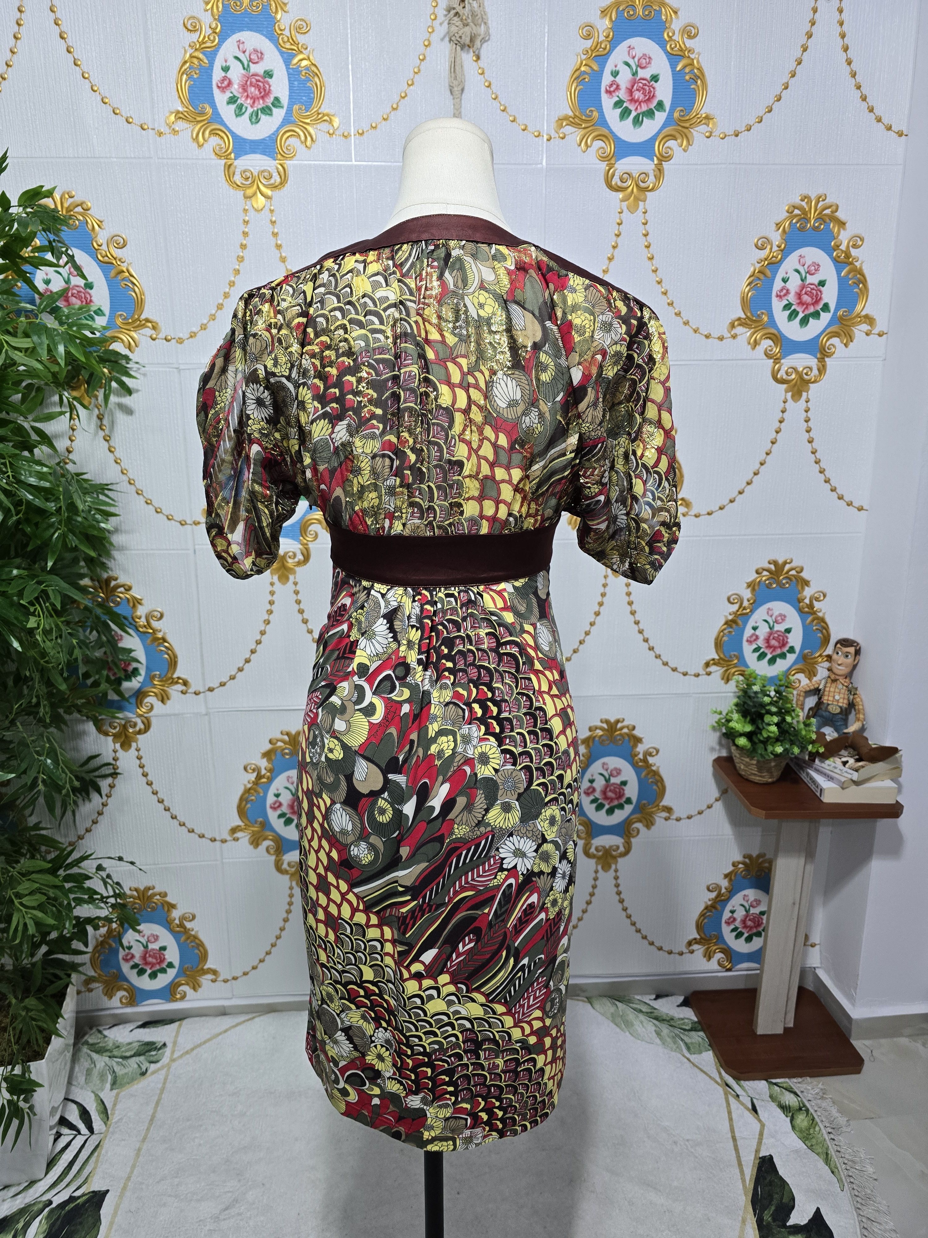 Just Cavalli × Roberto Cavalli × Vintage JUST CAVALLI vintage RARE dress women size Small Size M / US 6-8 / IT 42-44 - 18 Thumbnail
