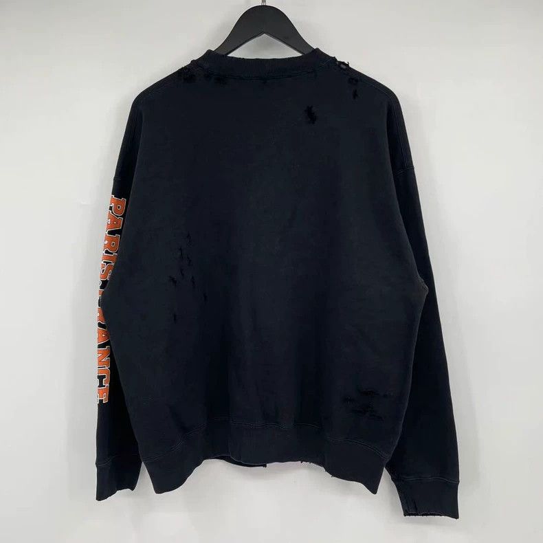 Balenciaga Balenciaga Destroyed Slogan Old Scissors Sweater Size US XS / EU 42 / 0 - 2 Thumbnail
