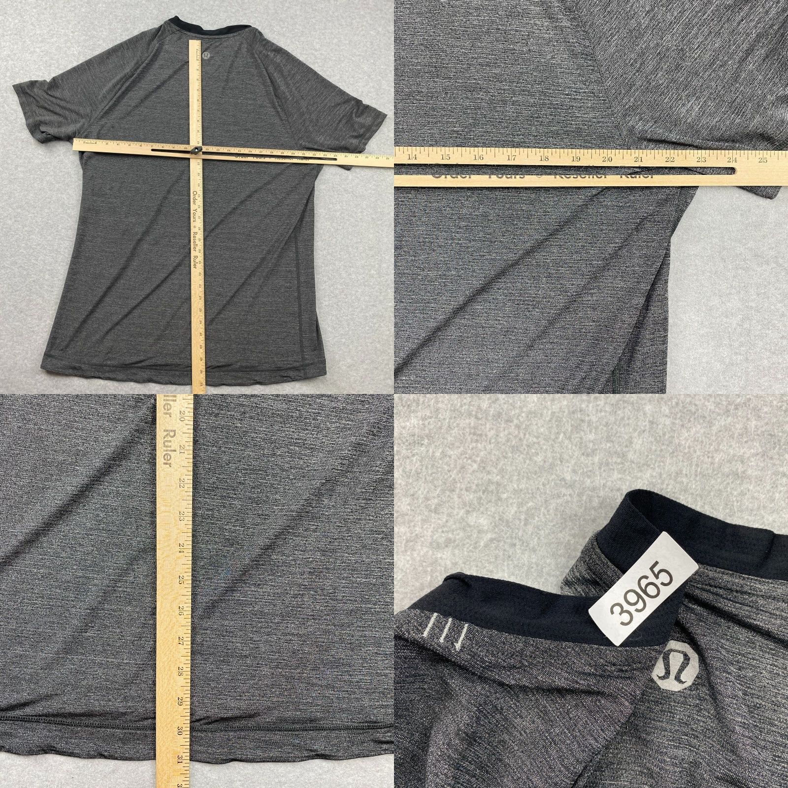 Lululemon Lululemon Shirt Mens * XL Heather Gray Pullover Short Sleeve Octagon Logo Active Size US XL / EU 56 / 4 - 8 Thumbnail