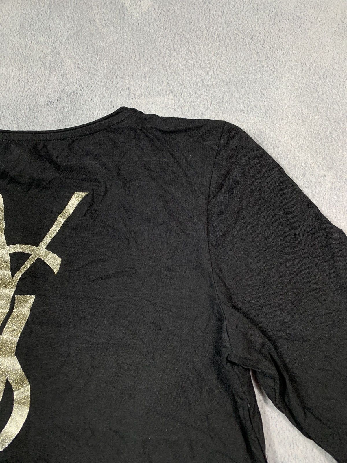 Yves Saint Laurent Vintage Y2K Yves Saint Laurent uniform biglogo tee size M Size M / US 6-8 / IT 42-44 - 3 Thumbnail
