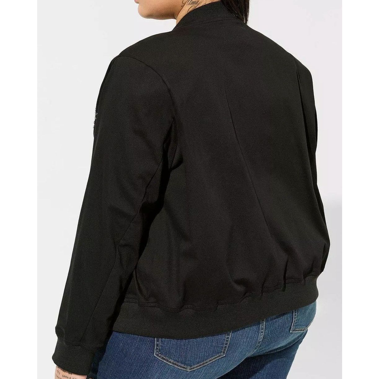 Other 2X | 18/20 Stretch Twill Zip-up Bomber Jacket | NWT Size XXL / US 16-18 / IT 52-54 - 5 Thumbnail
