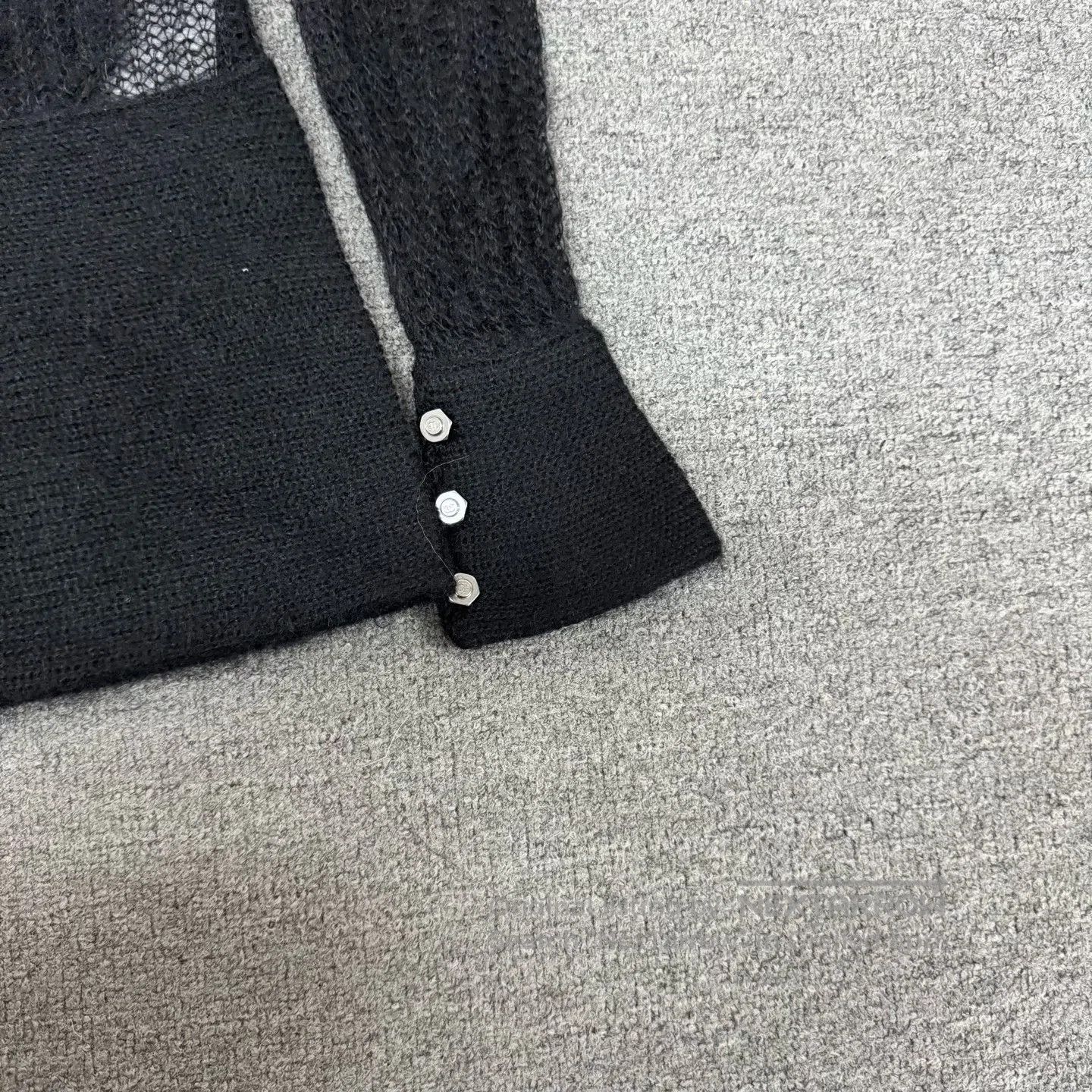 Chanel Chanel size 34 Black knitted dress with a high neckline| Size S / US 4 / IT 40 - 4 Thumbnail