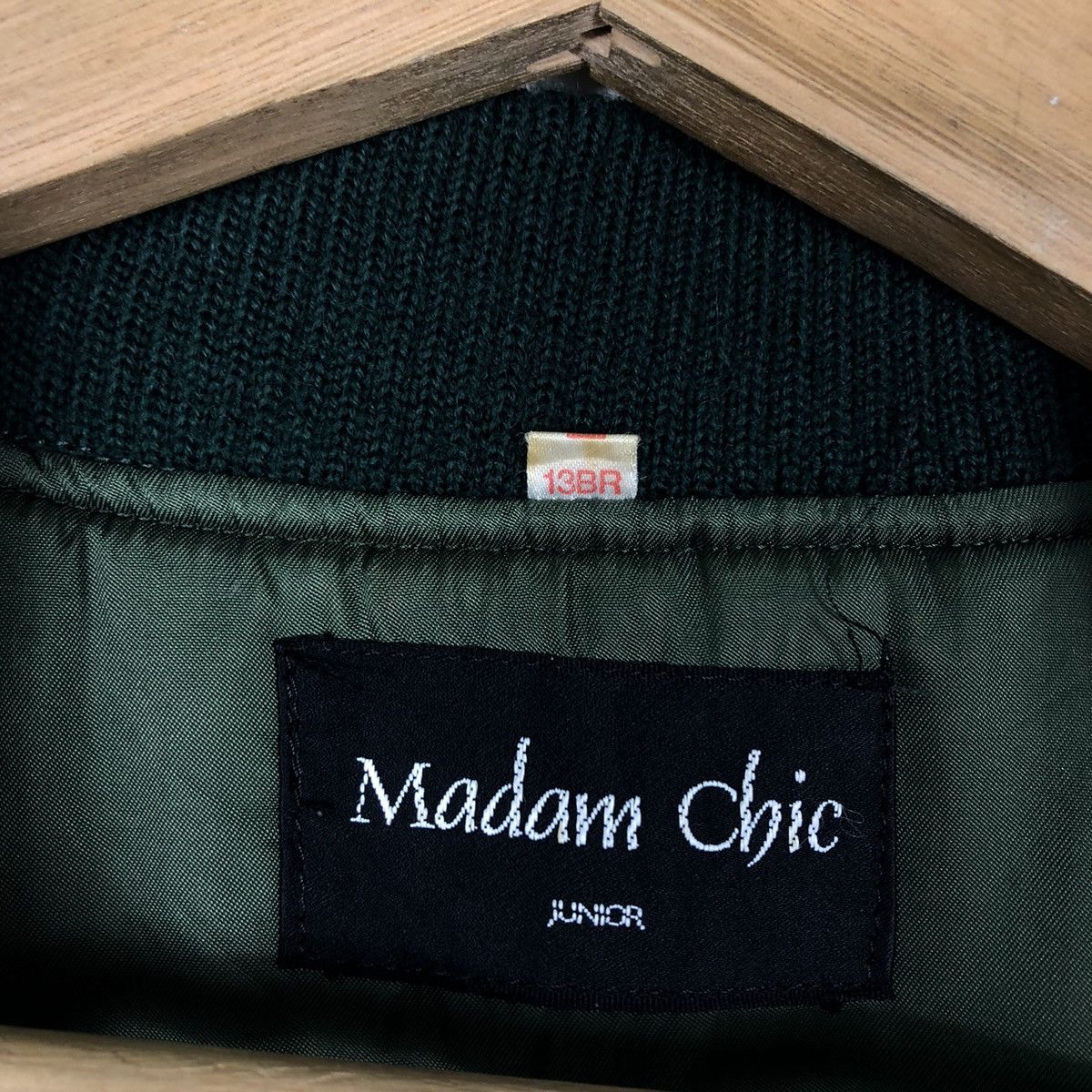 Japanese Brand 🔥90’s Vintage Bomber Jacket Colour Block Design Madam Chic Size M / US 6-8 / IT 42-44 - 12 Thumbnail
