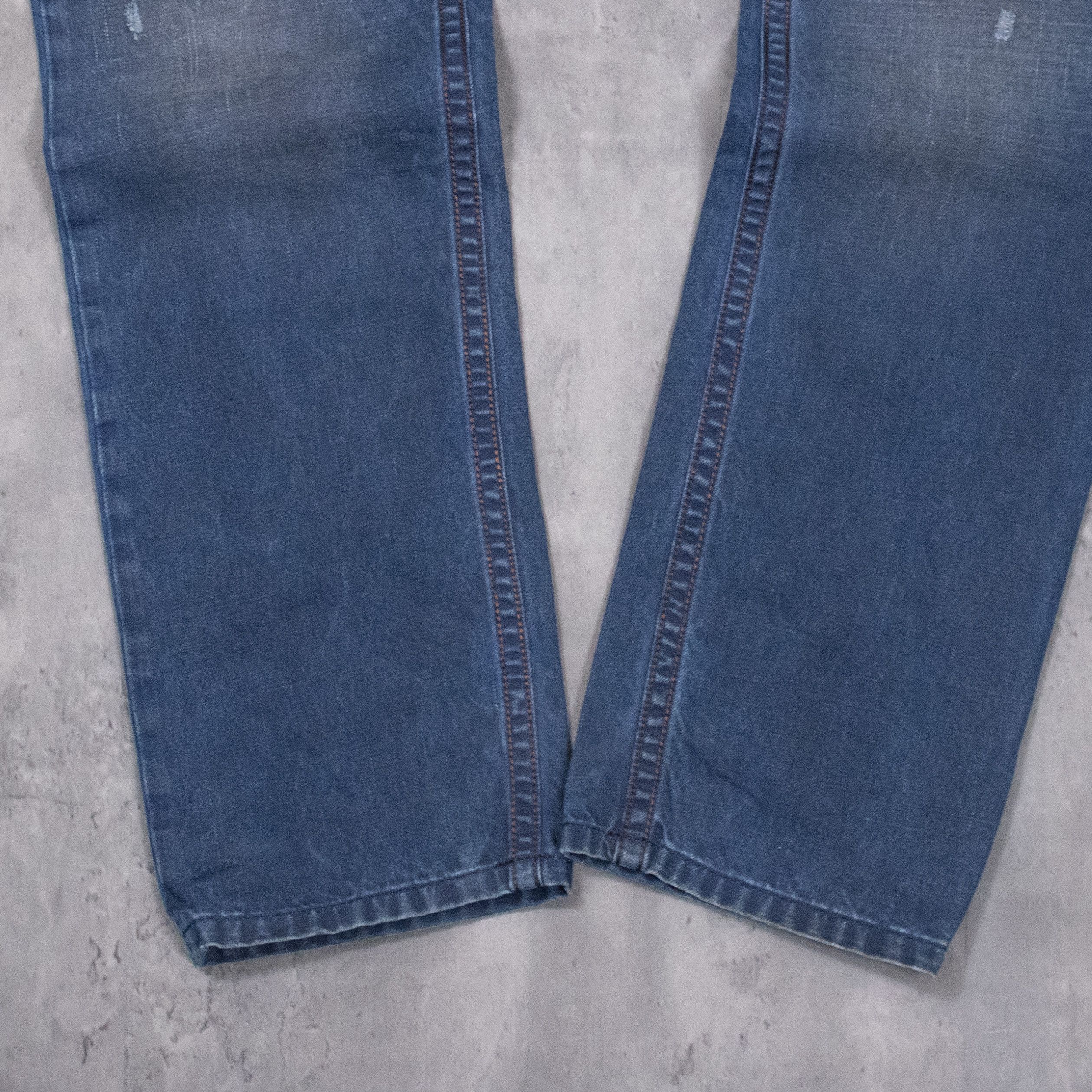 Diesel Vintage Y2K Diesel Brandoom Bootcut Blue Denim Jeans Size US 34 / EU 50 - 6 Thumbnail