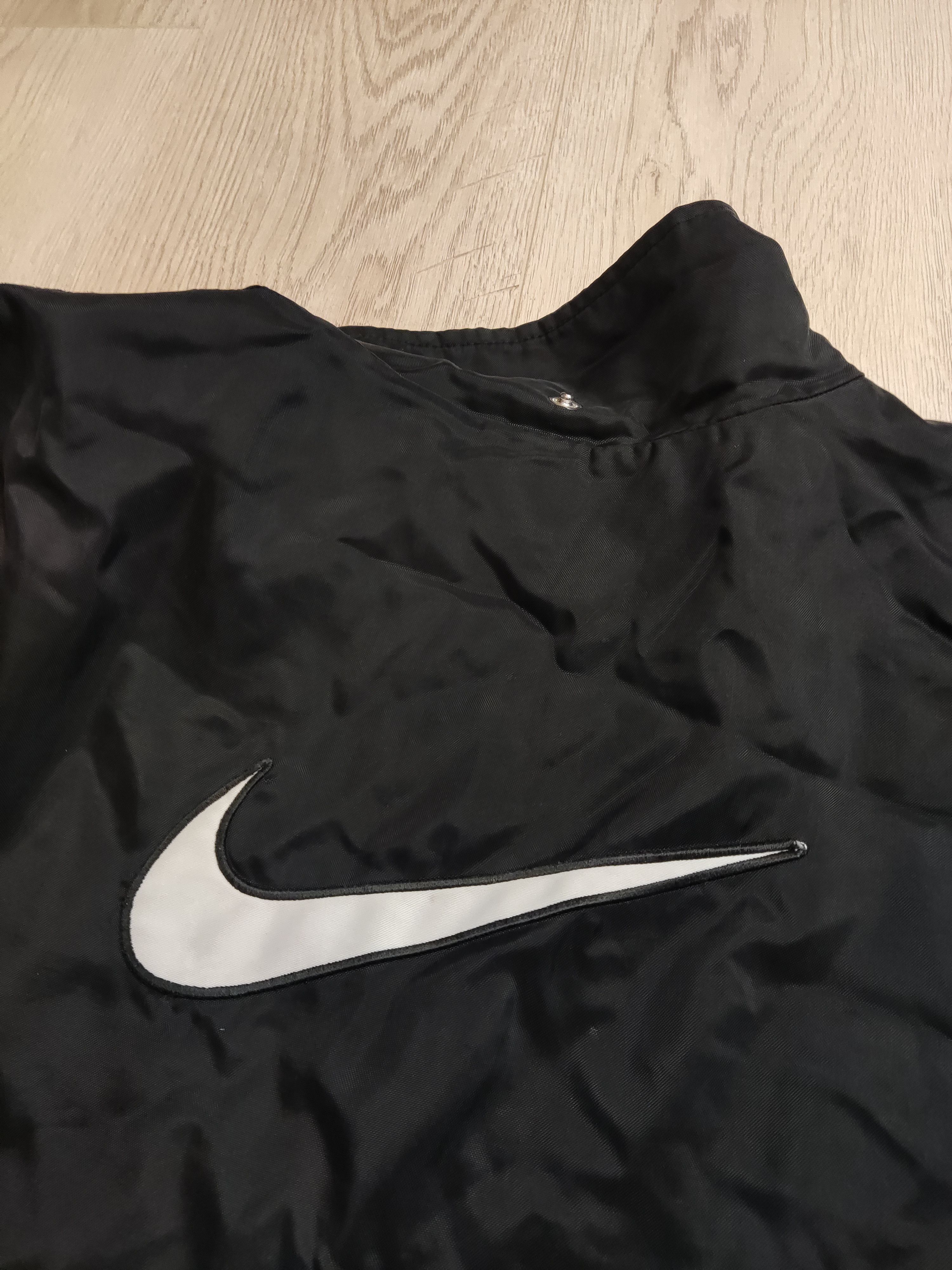 Japanese Brand × Nike Vintage NIKE 90s oversized distressed swoosh logo bomber zip Size US L / EU 52-54 / 3 - 18 Thumbnail