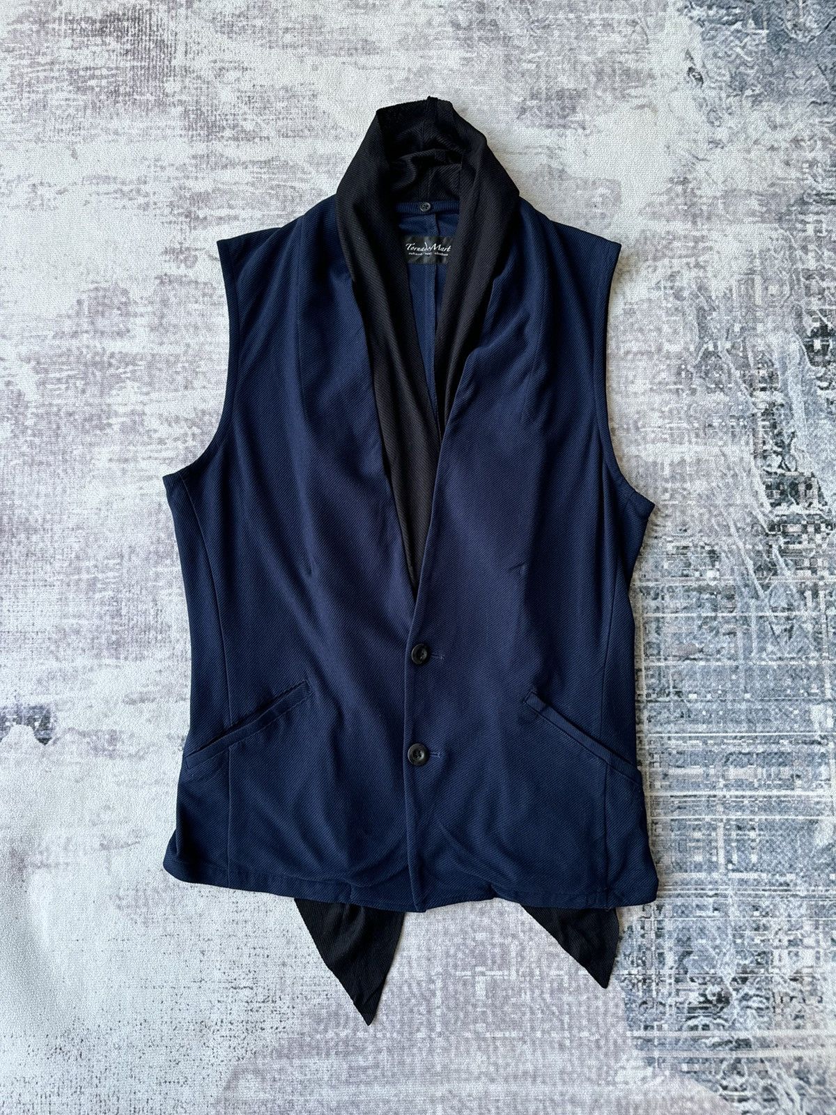 トップス tornadomart coating vest y2k archive tornadomart coating vest y2k archive - メルカリ