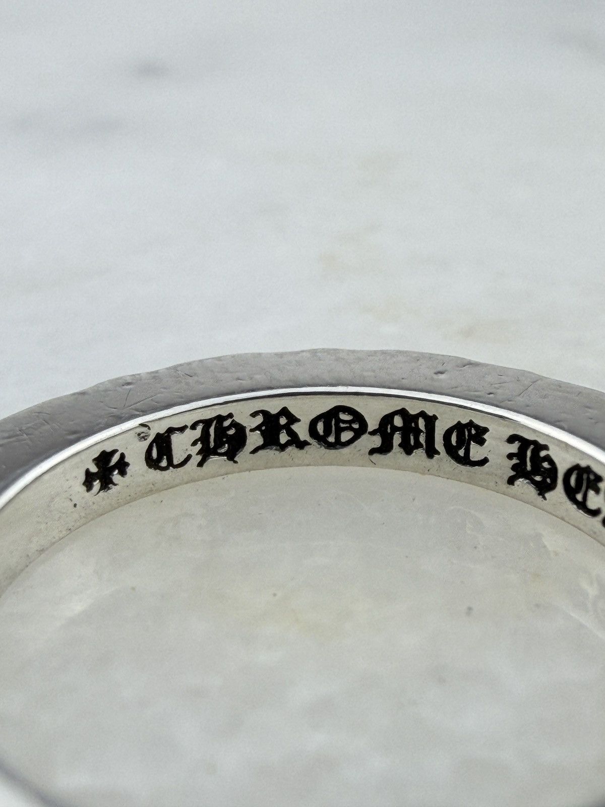 Chrome Hearts CHROME HEARTS TRUE FUCKING PUNK 3MM SPACER RING Size ONE SIZE - 5 Thumbnail