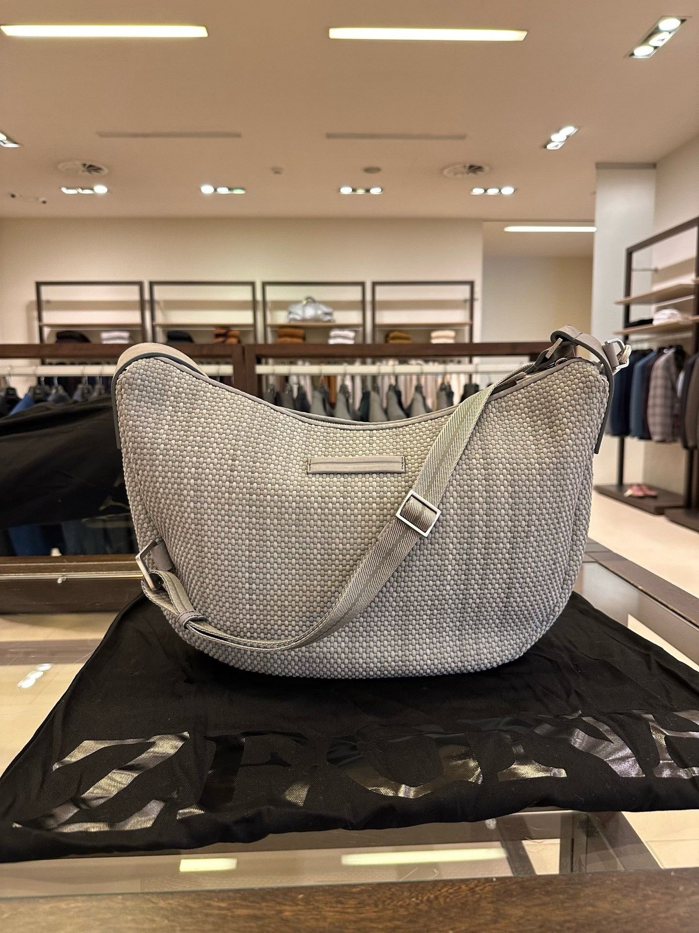 Ermenegildo Zegna Zegna Gray Men's Crossbody Bag Size ONE SIZE - 5 Thumbnail