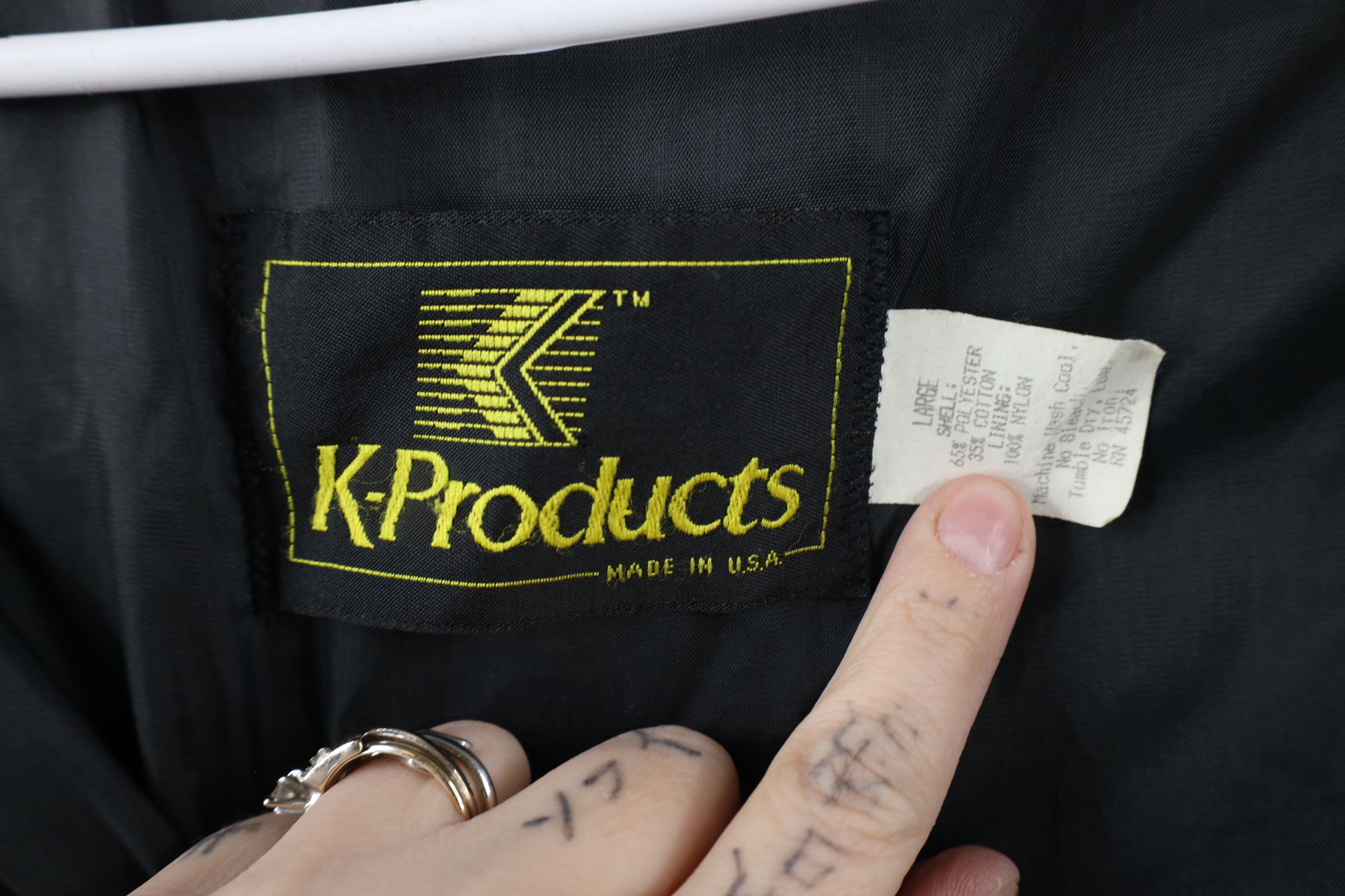 Vintage Vintage 80s 90s K Products Airplane Bomber Jacket USA Size US L / EU 52-54 / 3 - 12 Thumbnail