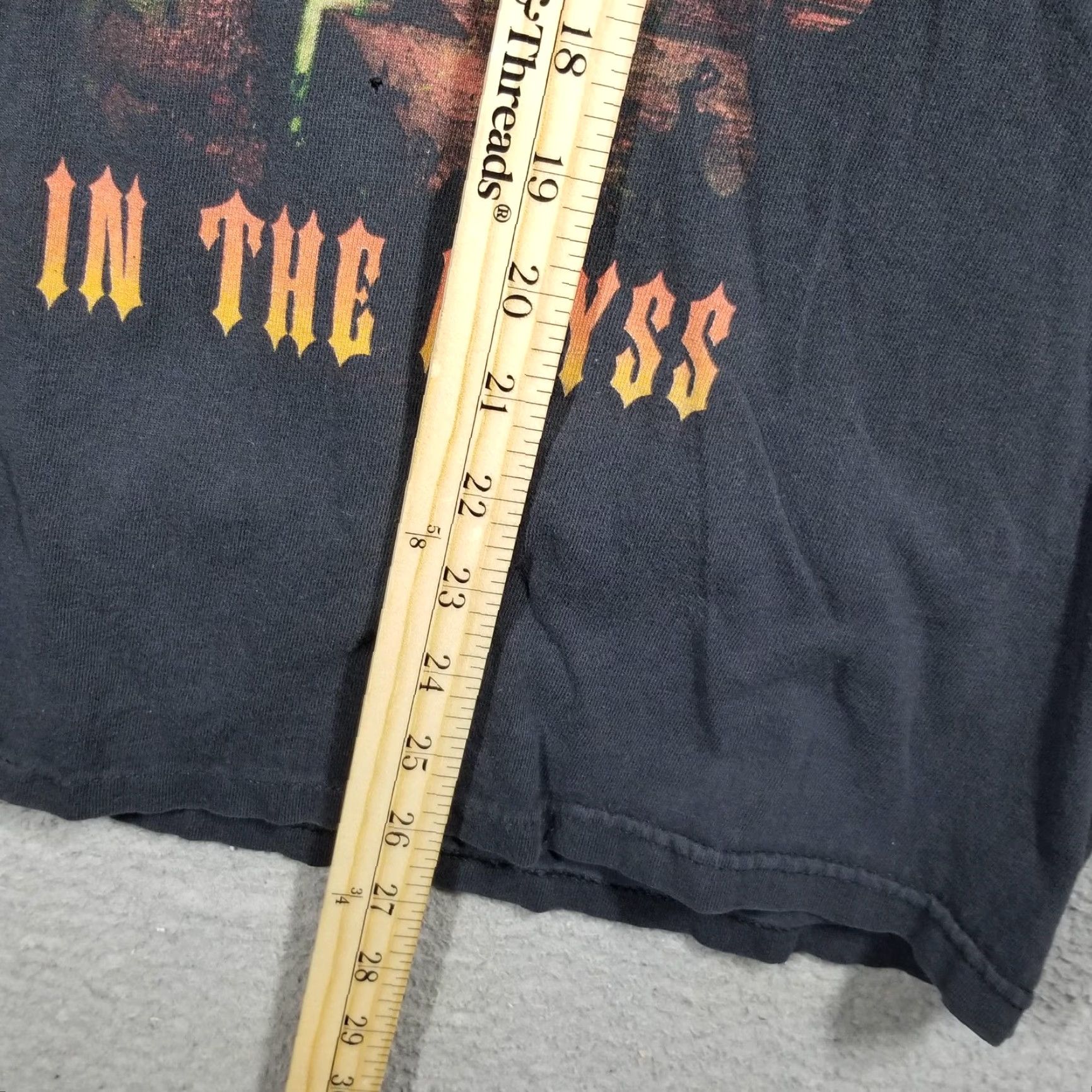 Hanes VINTAGE Slayer Seasons In The Abyss Shirt Mens Large Black Hanes Metal Tee 90s Size US L / EU 52-54 / 3 - 6 Thumbnail
