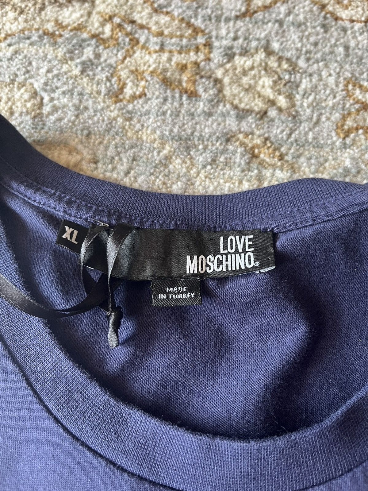 Moschino Love Moschino Navy Shirt S Size S / US 4 / IT 40 - 5 Thumbnail