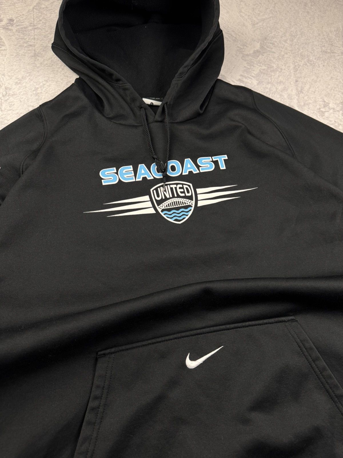 Nike × Vintage NIKE VINTAGE CENTER LOGO OVERSIZE BOXY HOODIE Size US XL / EU 56 / 4 - 3 Thumbnail