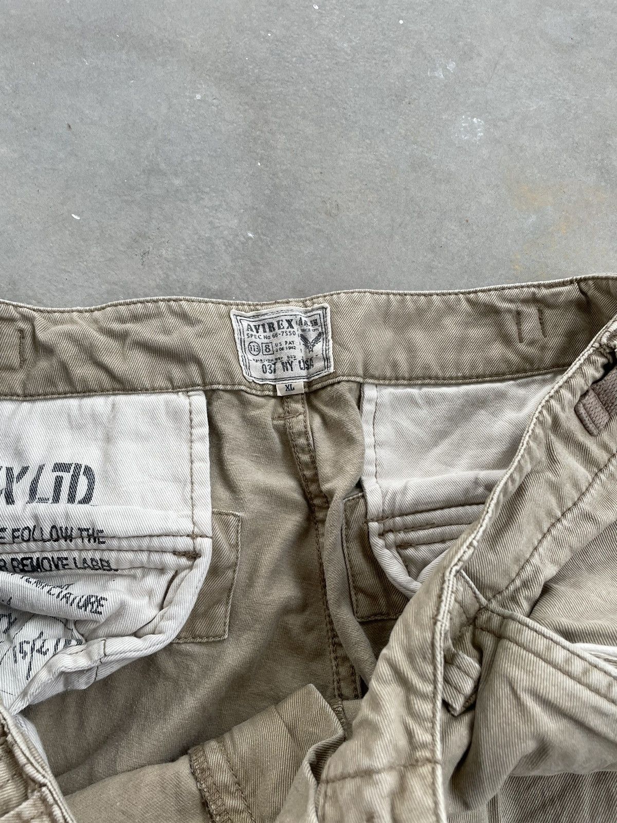 Avirex × Vintage AVIREX DISTRESSED CARGO PANT Size US 36 / EU 52 - 4 Thumbnail