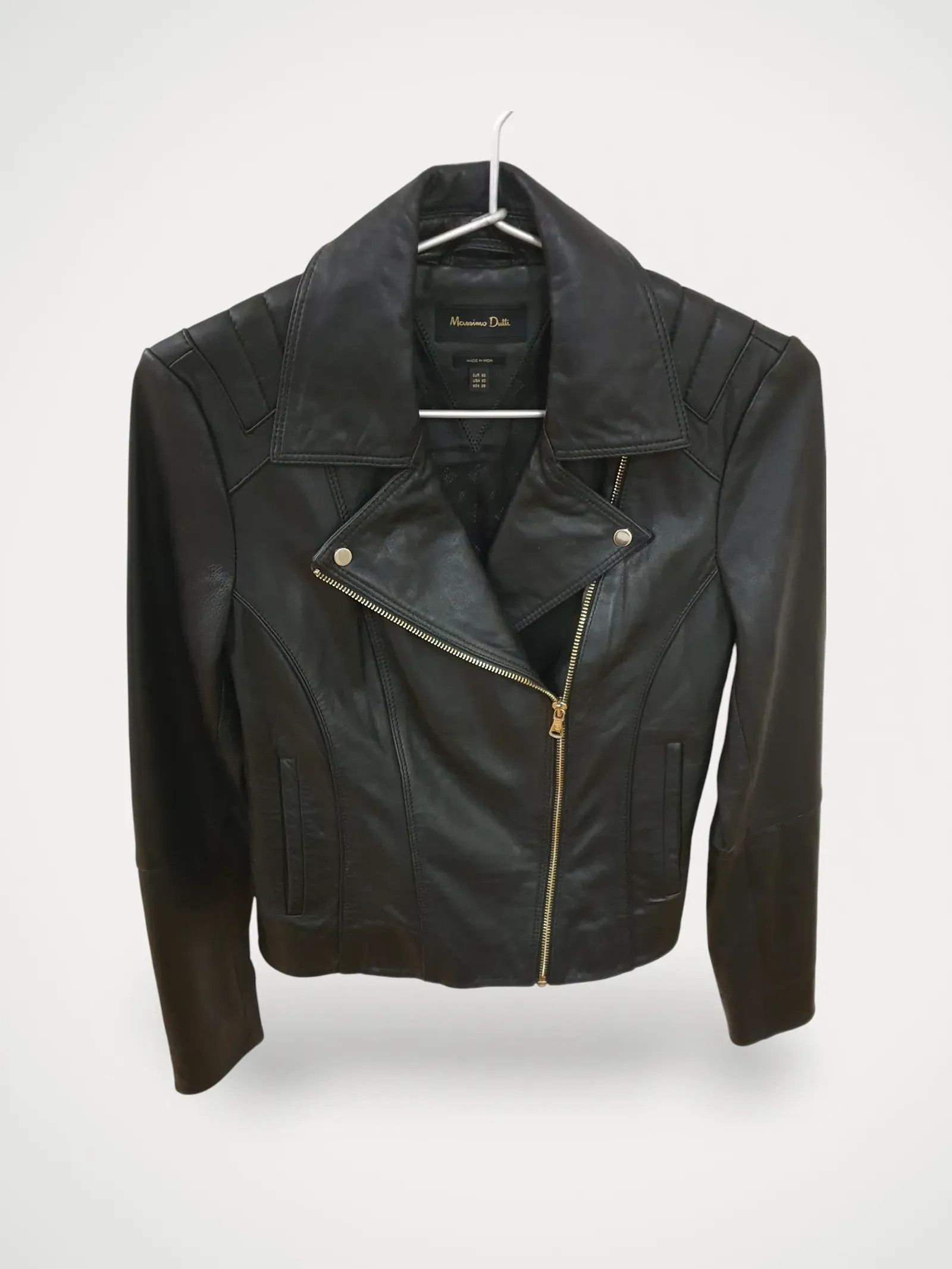 Massimo Dutti Massimo Dutti Leather Jacket Size XS / US 0-2 / IT 36-38 - 1 Thumbnail