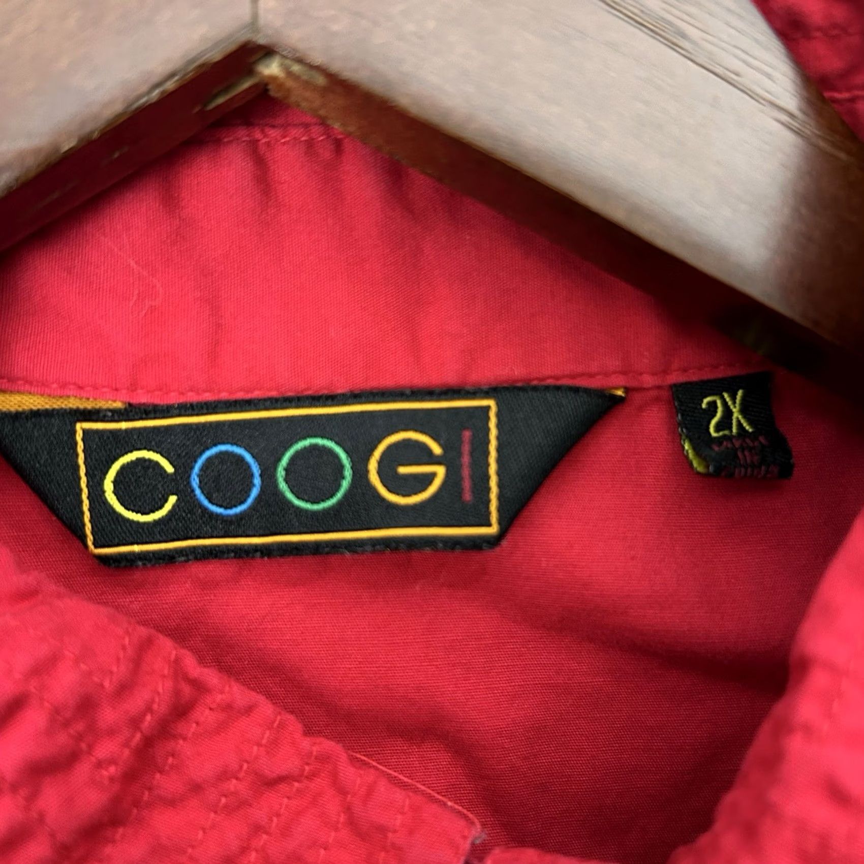 Coogi VINTAGE COOGI Womens 2X Shirt Snaps Front Rhinestone Logo Red Belted 90s Hip Hop Y2K Streetwear Womens Size XXL / US 16-18 / IT 52-54 - 3 Thumbnail