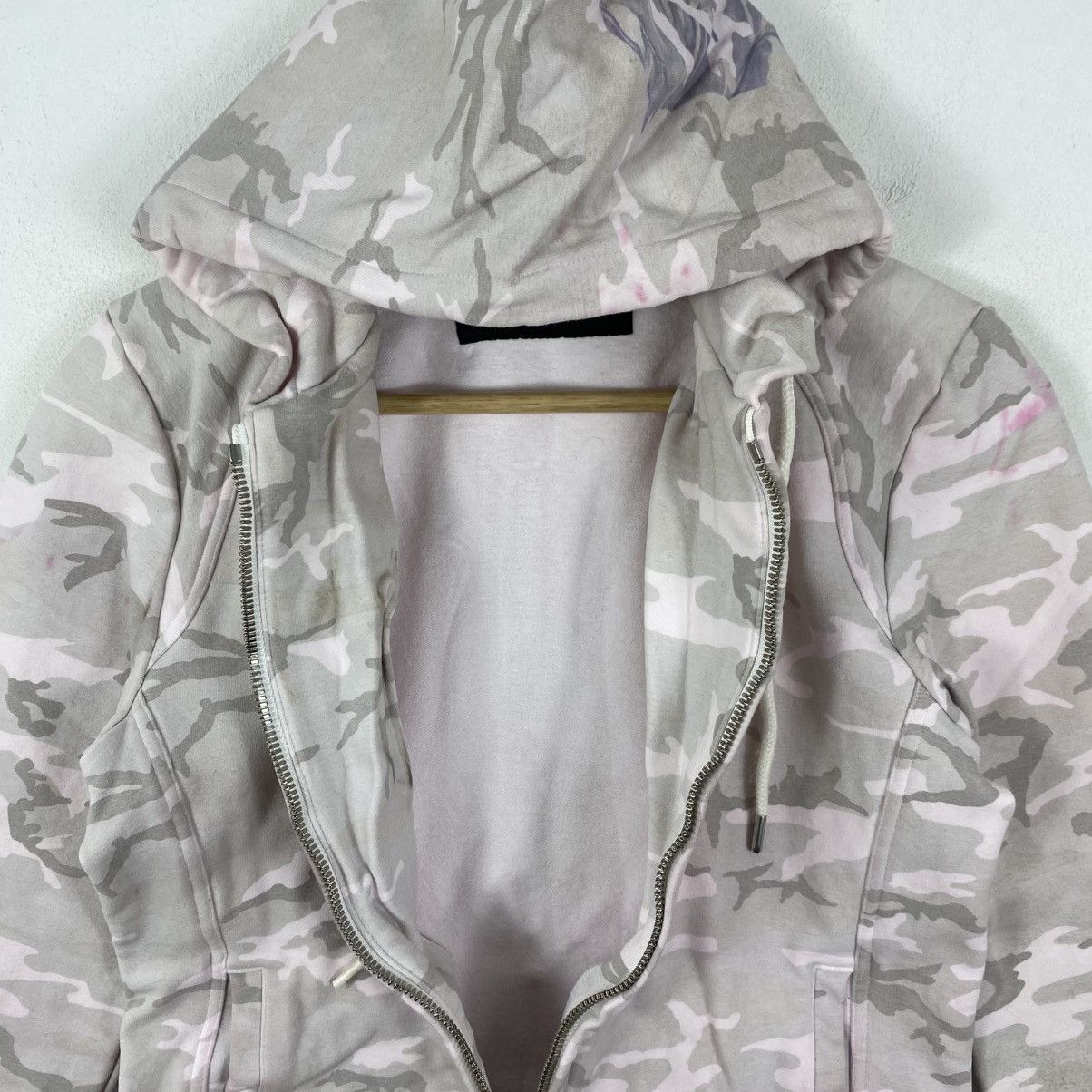 AKM AKM Japan Pink Camo Full Zip Hoodie Archival Streetwear M Size US M / EU 48-50 / 2 - 4 Thumbnail
