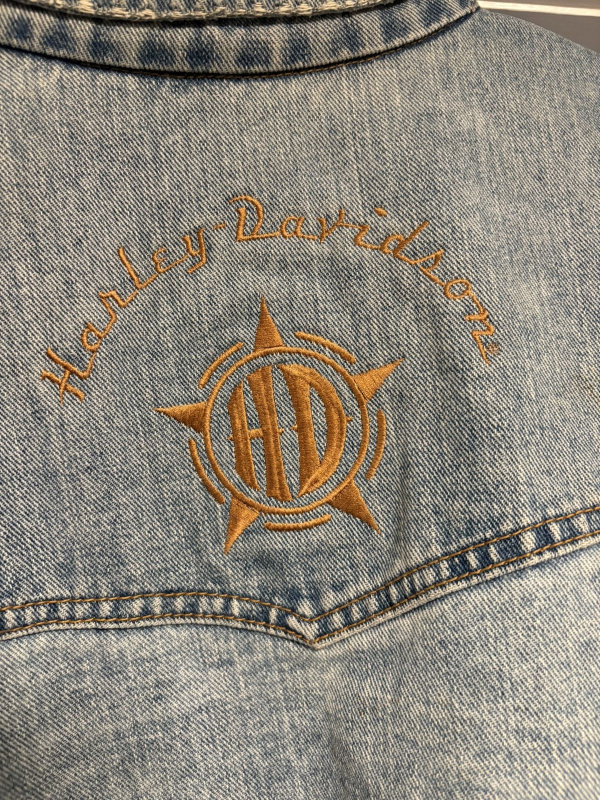 Harley Davidson Vintage Harley Davidson denim jacket Size US L / EU 52-54 / 3 - 5 Thumbnail