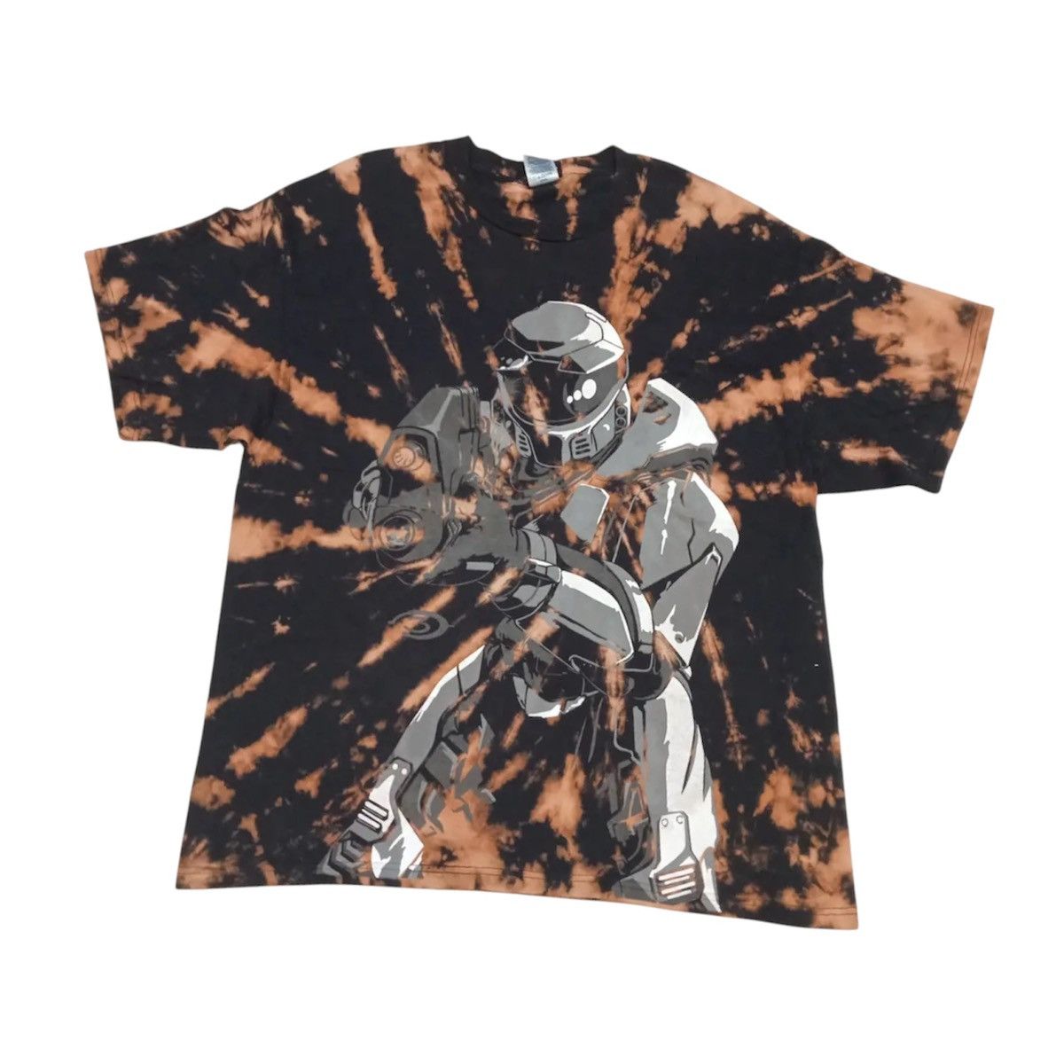 Vintage Vintage 2000s Halo 3 Tie Dye T Shirt XBOX Size US XL / EU 56 / 4 - 1 Thumbnail