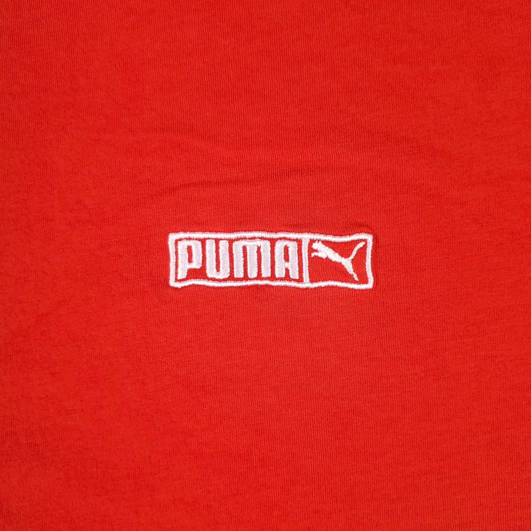 Puma PUMA T Shirt Mens 2XL Red Logo Short Sleeve Crew Neck Adult Casual Cotton Blend Modern Sports Mens Size US XXL / EU 58 / 5 - 2 Thumbnail
