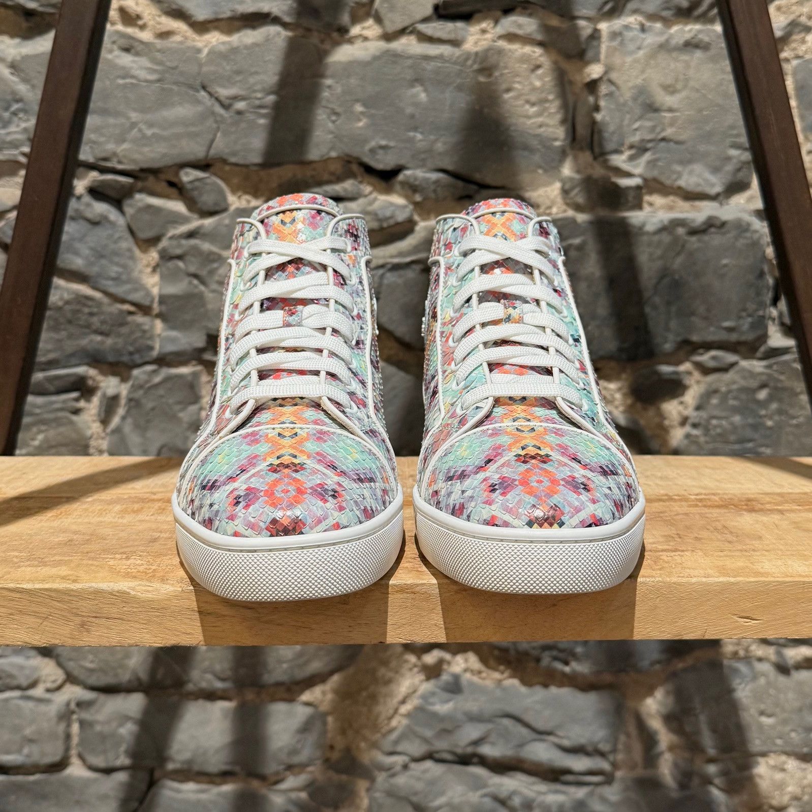 Christian Louboutin Christian Louboutin Louis Orlato Python Pixel Sneakers Size US 10 / EU 43 - 2 Thumbnail