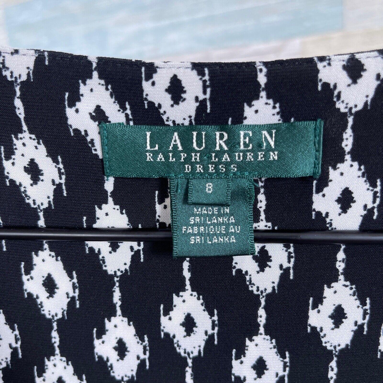Lauren Ralph Lauren LRL Ralph Lauren Jersey Maxi Dress Black White Womens 8 Size M / US 6-8 / IT 42-44 - 5 Thumbnail