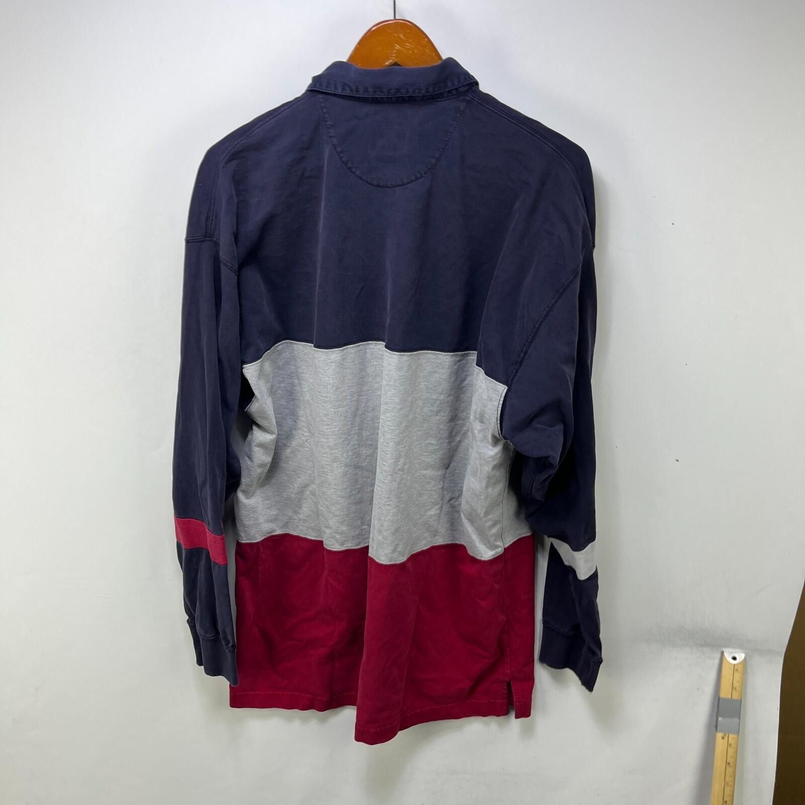 Polo Ralph Lauren Vintage 90s Chaps Ralph Lauren Rugby Long Sleeve XL Polo Size US XL / EU 56 / 4 - 9 Thumbnail