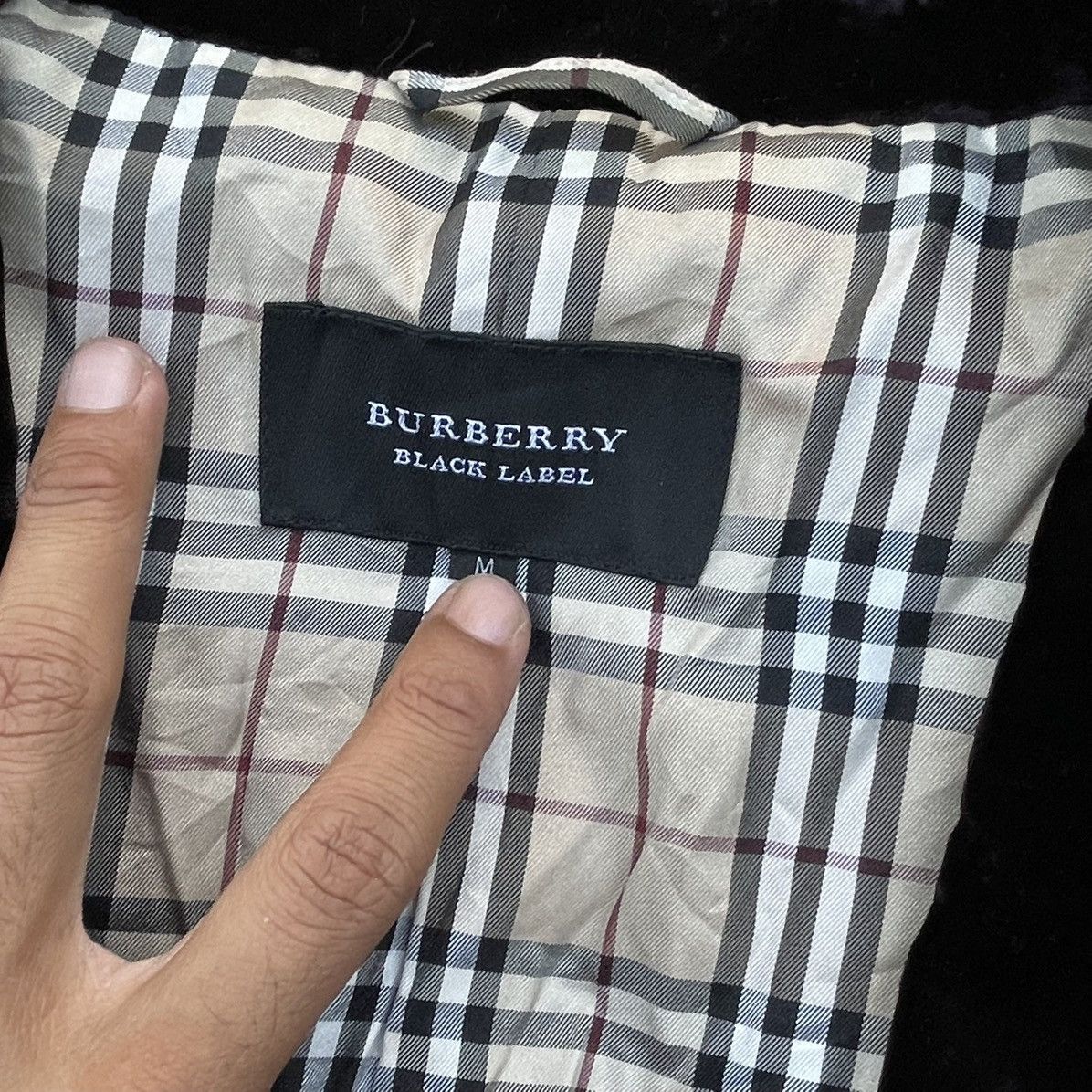 Burberry BURBERRY LINED NOVA CHECK VELVET BLAZER COAT JACKET Size US M / EU 48-50 / 2 - 11 Thumbnail